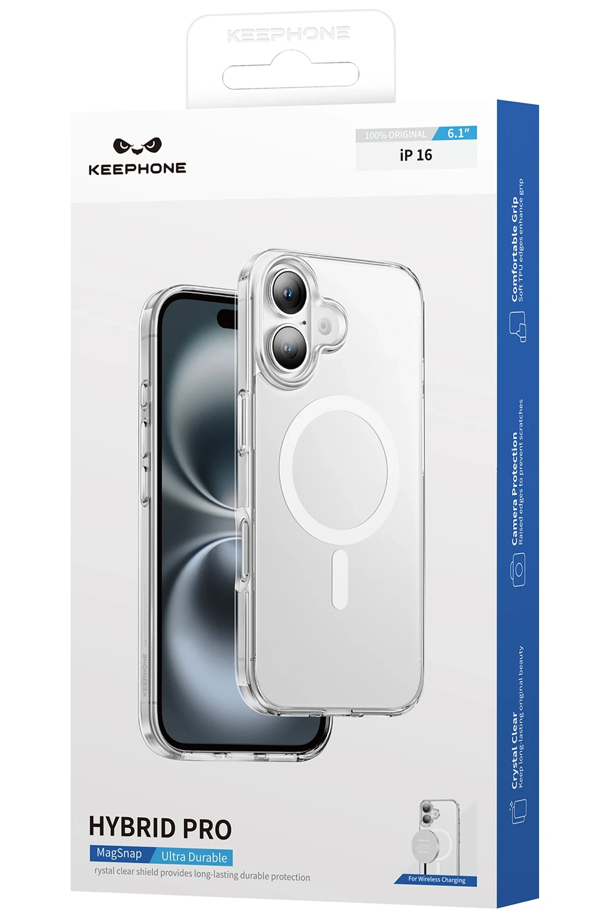 Keephone iPhone 16 Plus Hybrid Pro Magsafe Kılıf