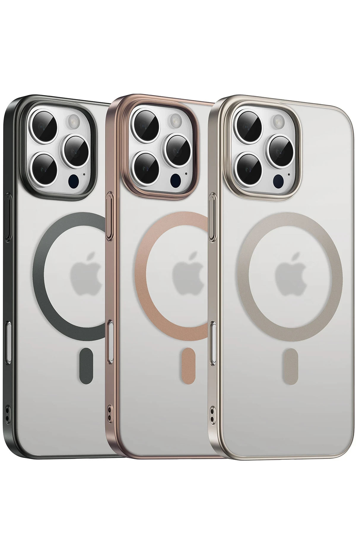 Keephone iPhone 16 Pro Skingrip Magsafe Kılıf - Siyah Titanyum