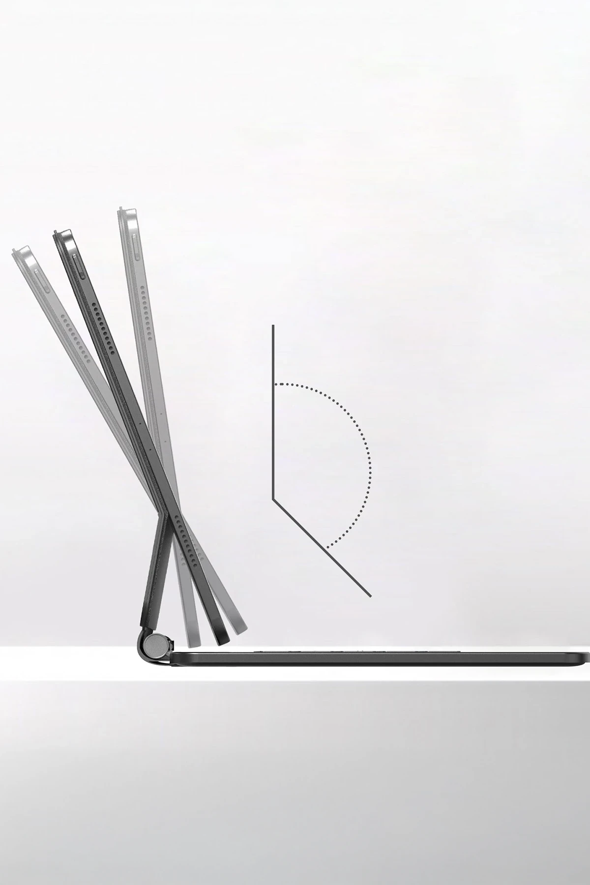 Earldom KB10 iPad Pro 12.9 (2021) Kablosuz Klavyeli Tablet Kılıfı