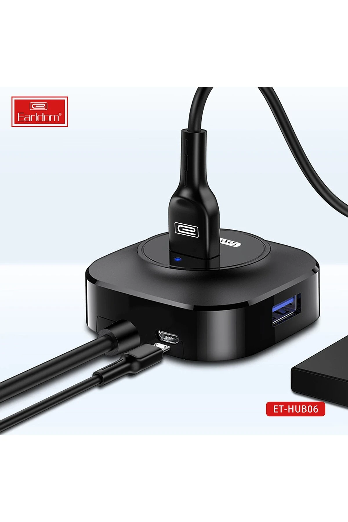Earldom HUB06 Tak Çalıştır 4 Adet Usb 2.0 Çıkışlı Usb Çoklayıcı