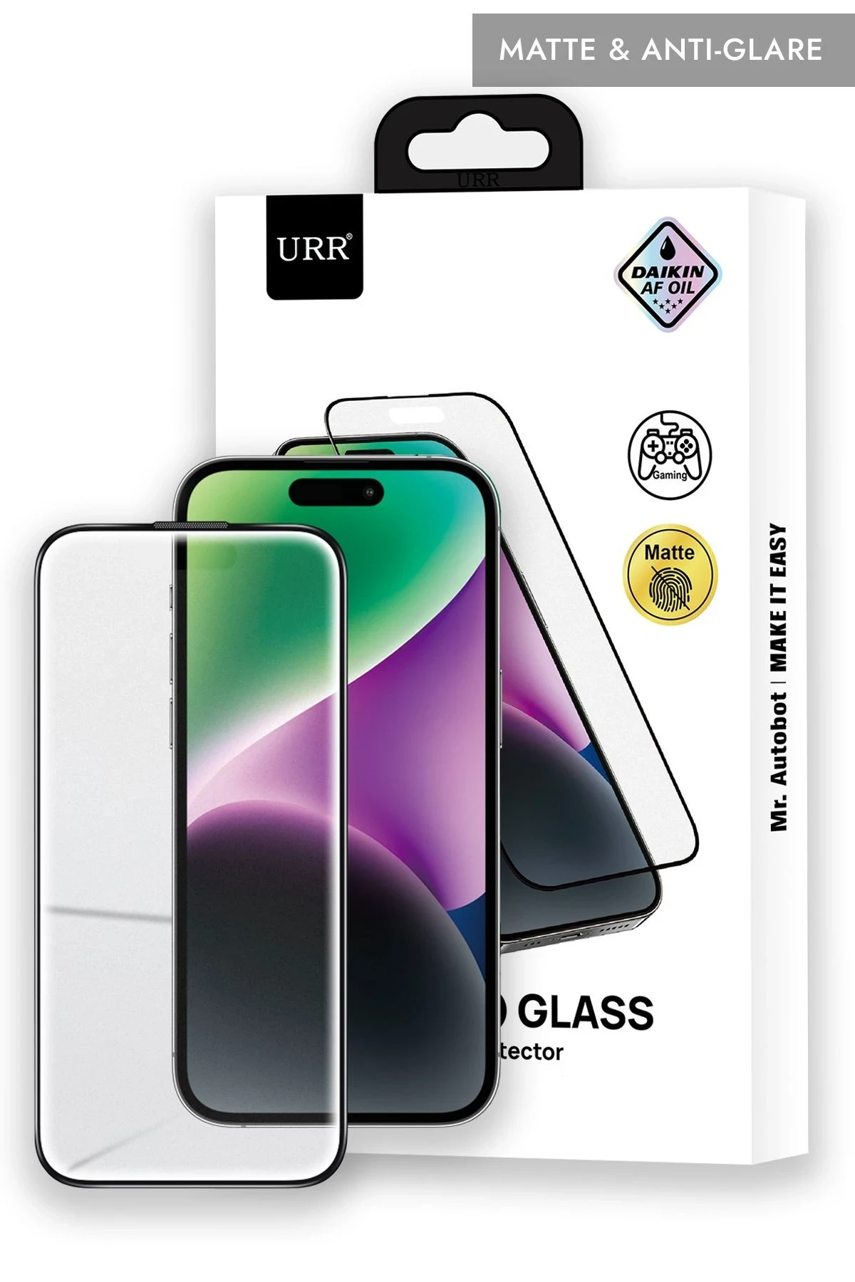 URR iPhone 16 Pro Matte Antiglare Cam Ekran Koruyucu