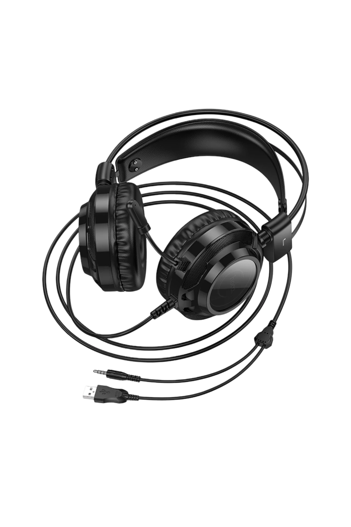 Hoco. W110 RGB Aydınlatmalı 2M Kablolu Kafaüstü Gaming Kulaklık