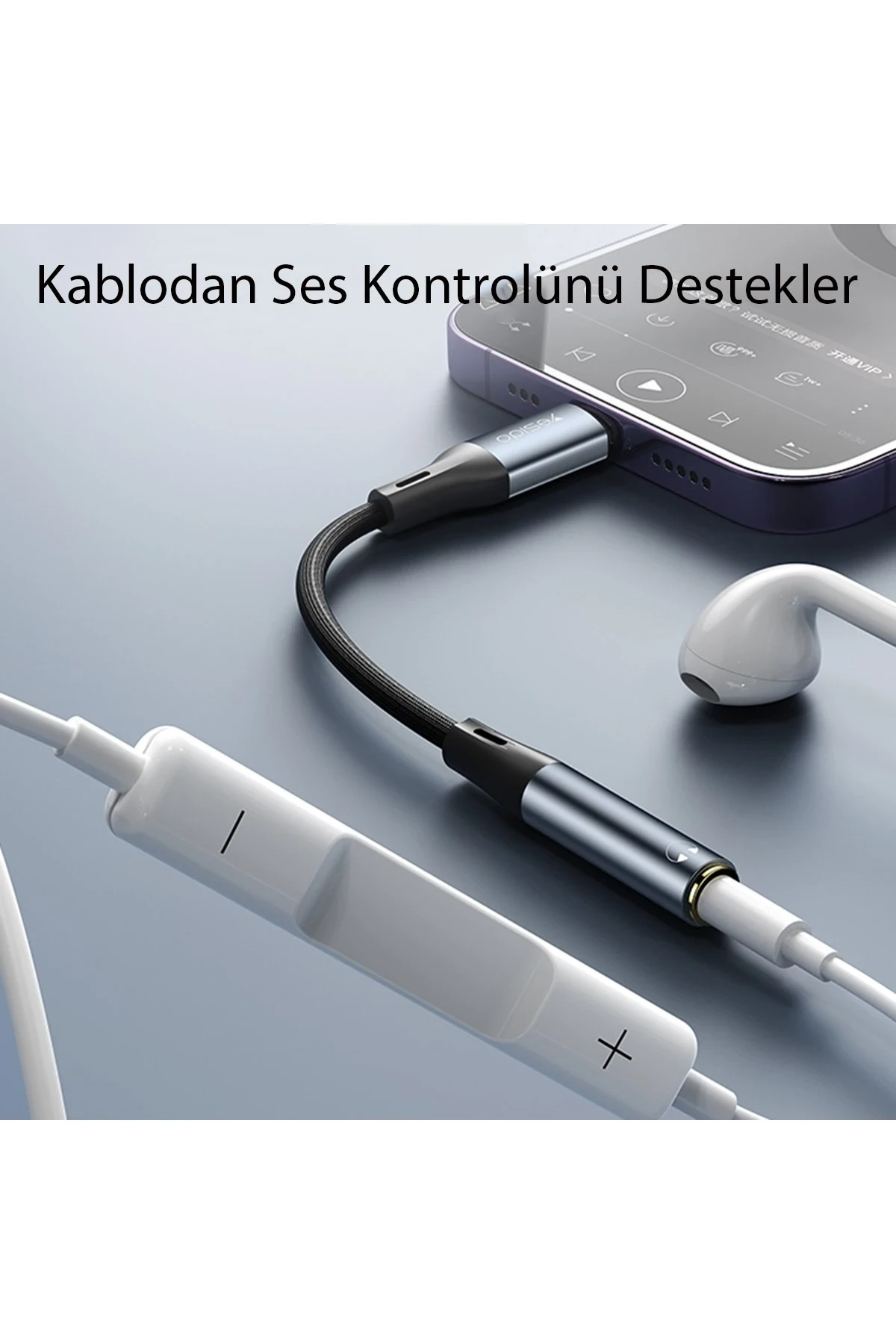 Yesido YAU37 Lightning to Aux Dönüştürücü