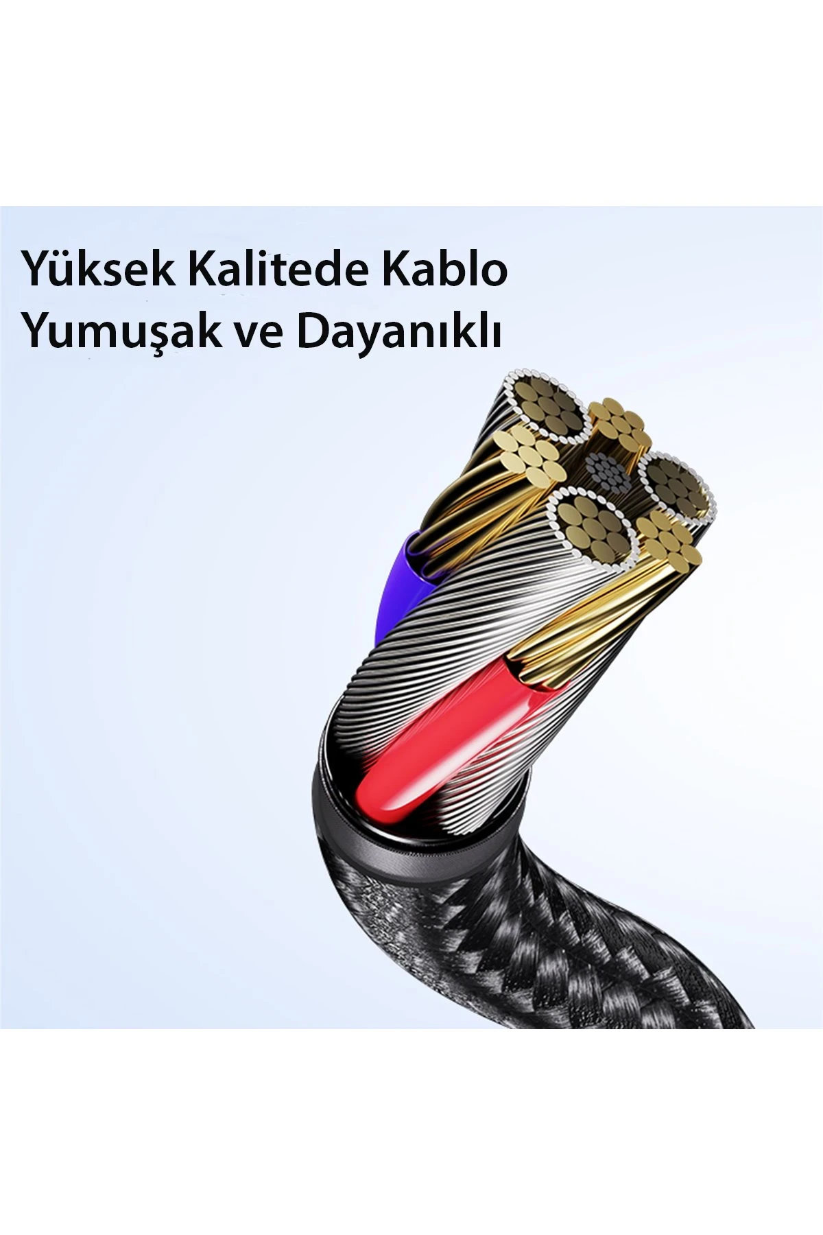 Yesido CA109 3M 2A Usb to Lightning Hızlı Şarj Kablosu