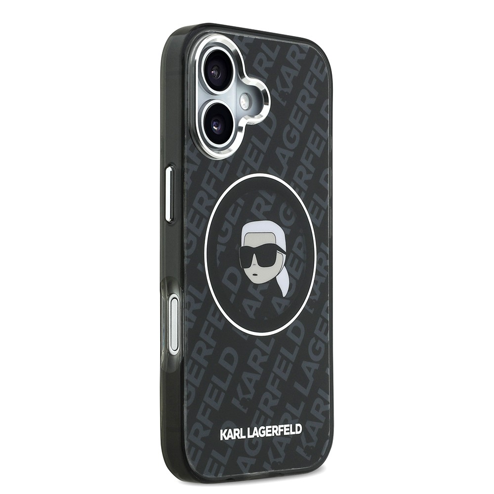 Apple iPhone 17 Kılıf Karl Lagerfeld Orjinal Lisanslı IML Baskılı KL Heads Kapak