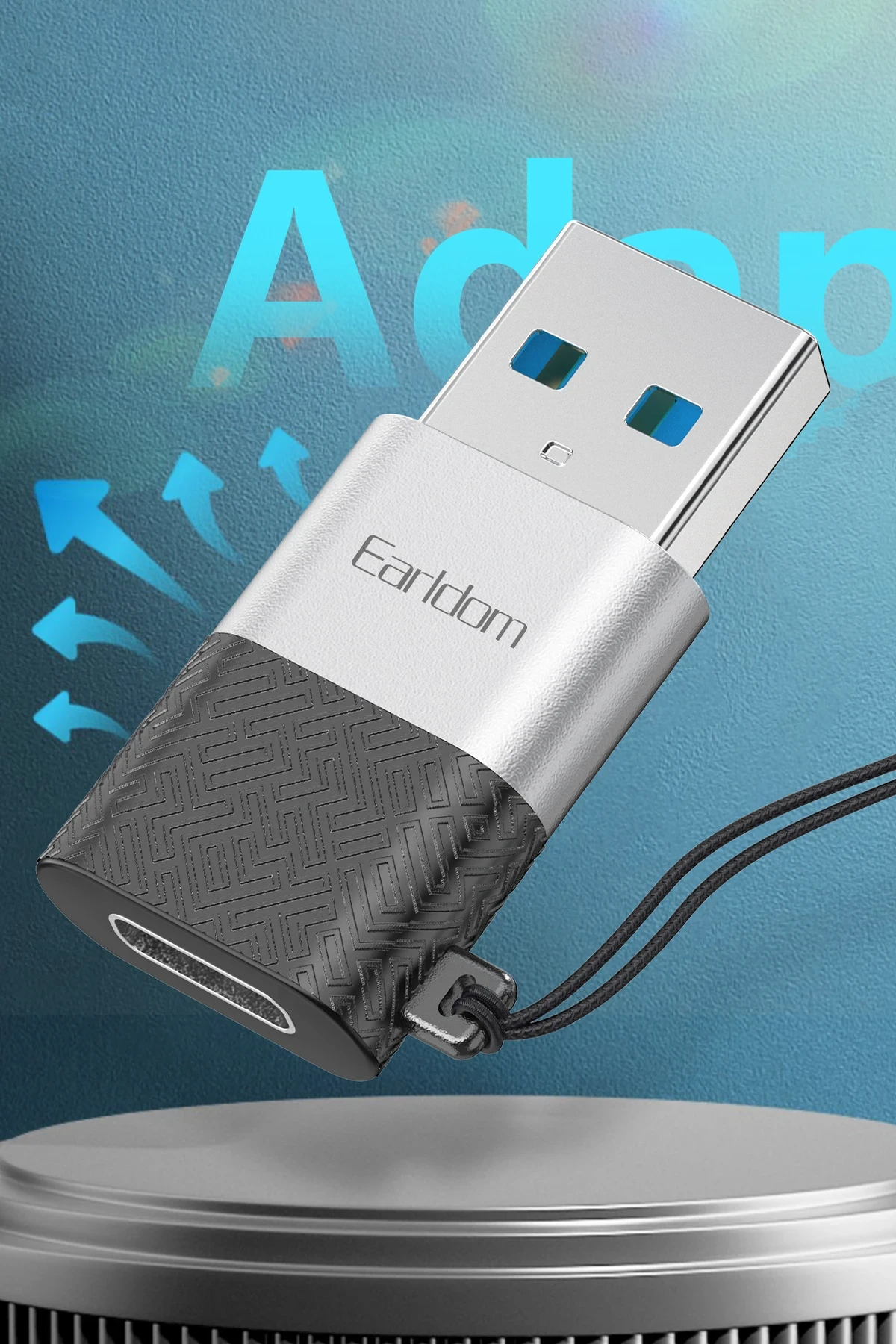 Earldom OT75 Tak Çalıştır USB to Type-C Dönüştürücü