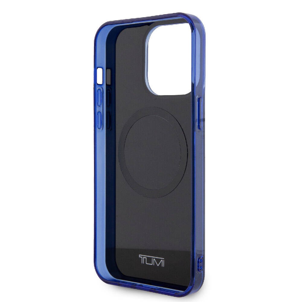 Apple iPhone 15 Pro Max Kılıf TUMI Orjinal Lisanslı M-safe Şarj Özellikli PC TPU Çift Katmanlı Sıvı Baskılı Kapak