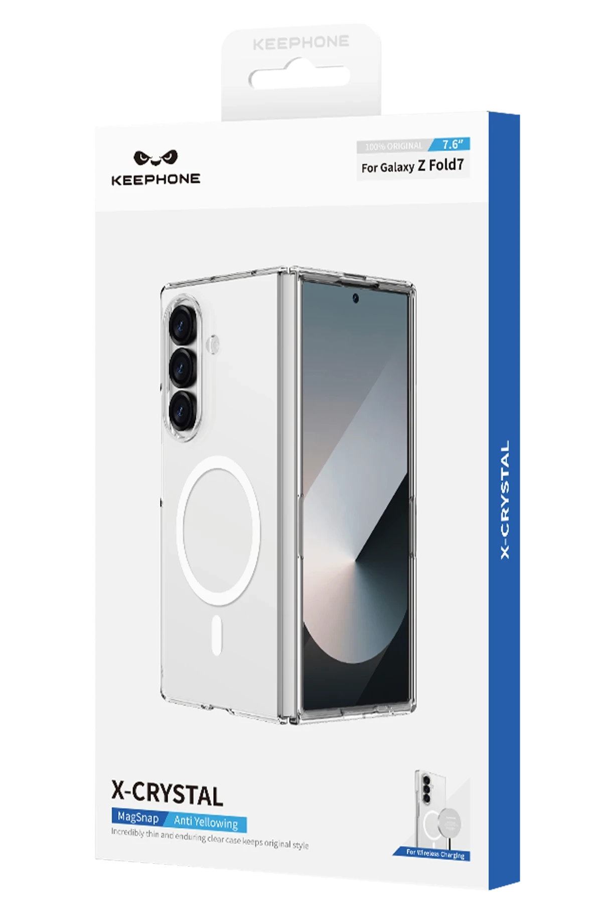 Keephone Samsung Galaxy Z Fold 7 X-Crystal Slim Magsafe Kılıf