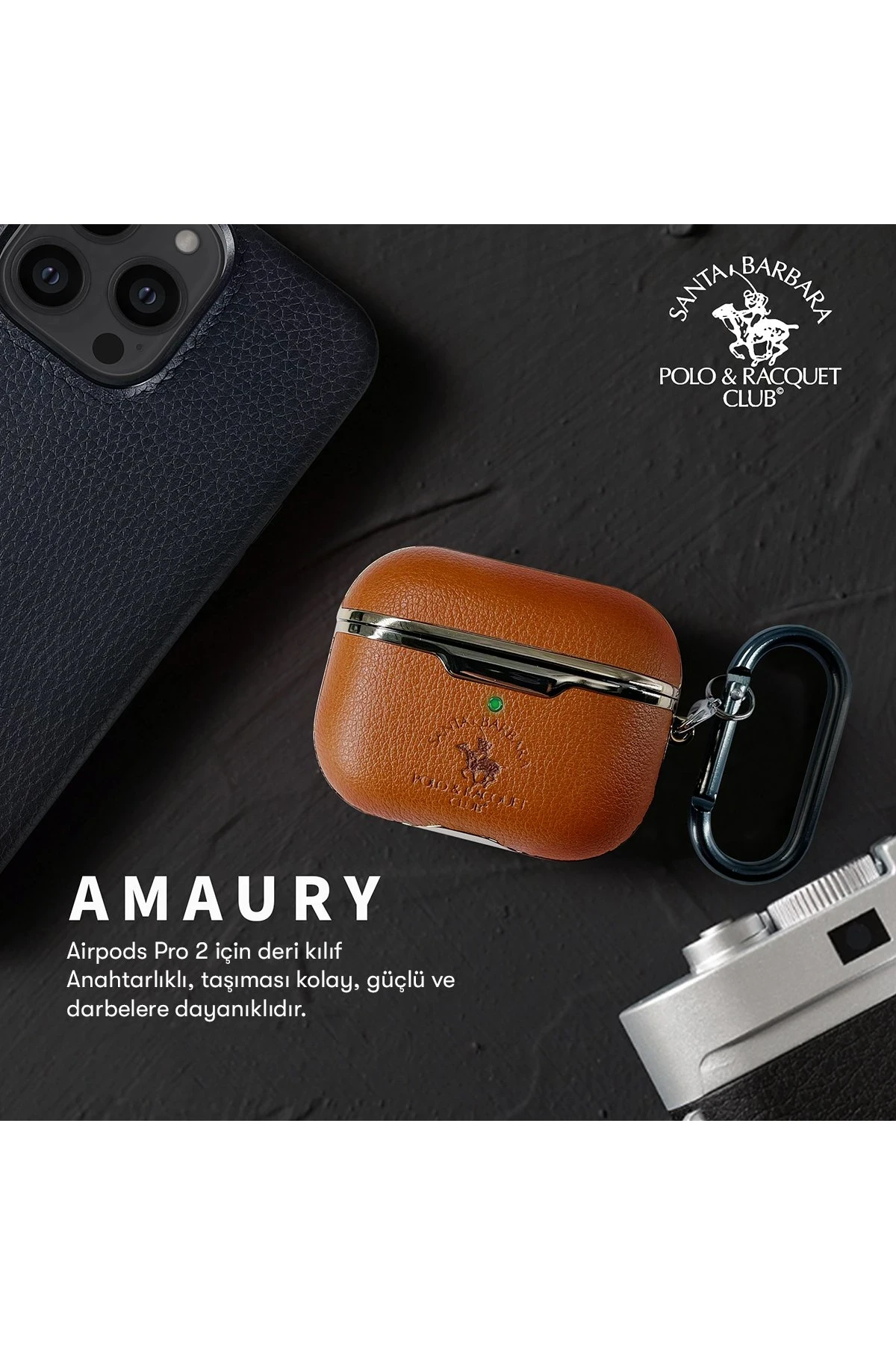 Santa Barbara Polo Racquet Club Airpods Pro (1.nesil) Amaury Kılıf
