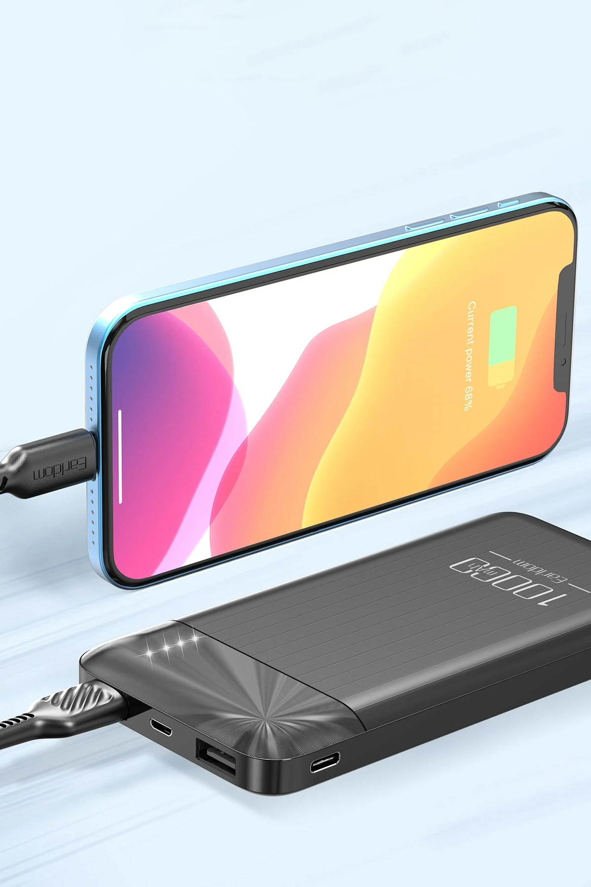 Earldom PB63 10.000 mAh 2 Adet 10W USB Çıkışlı Powerbank