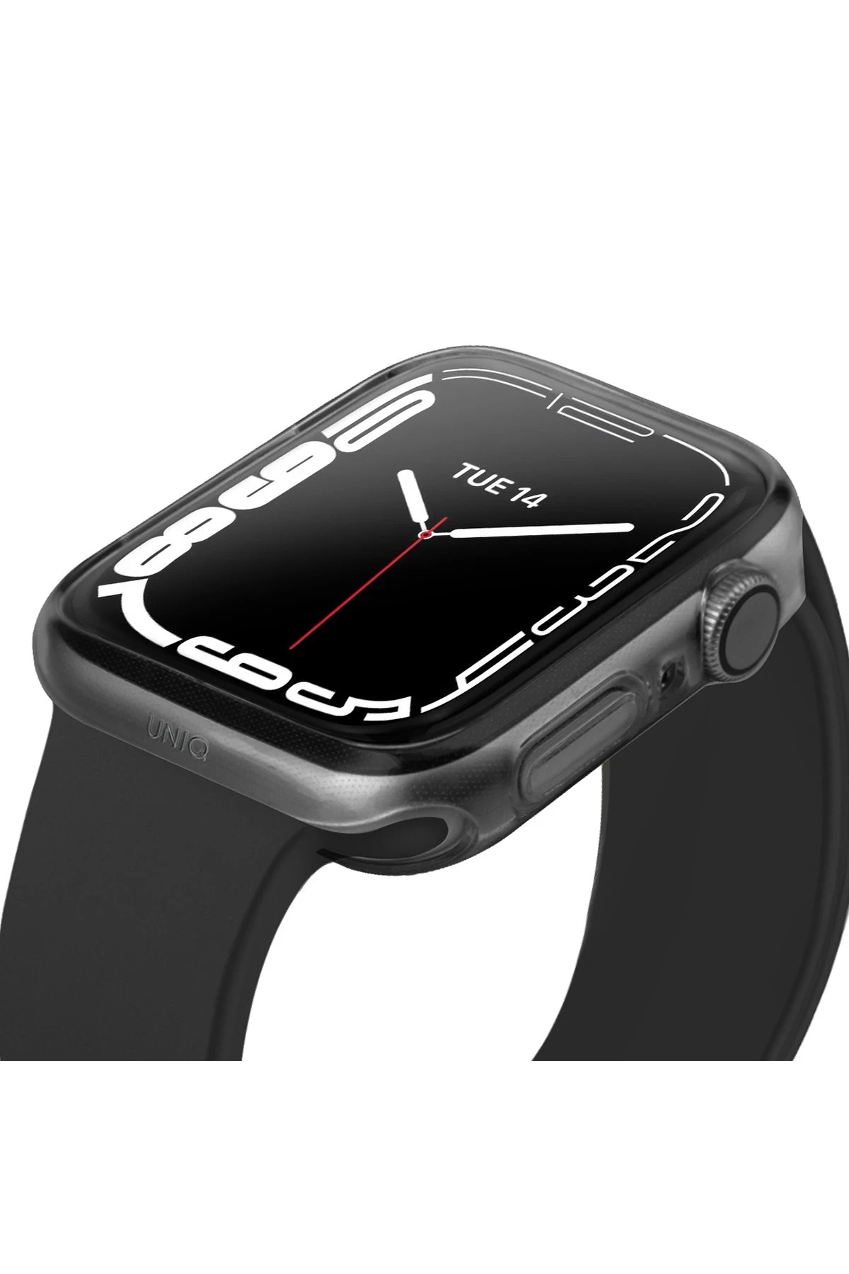 Uniq Watch 41mm Glase Dual Pack Kasa Koruyucu - Siyah-Şeffaf
