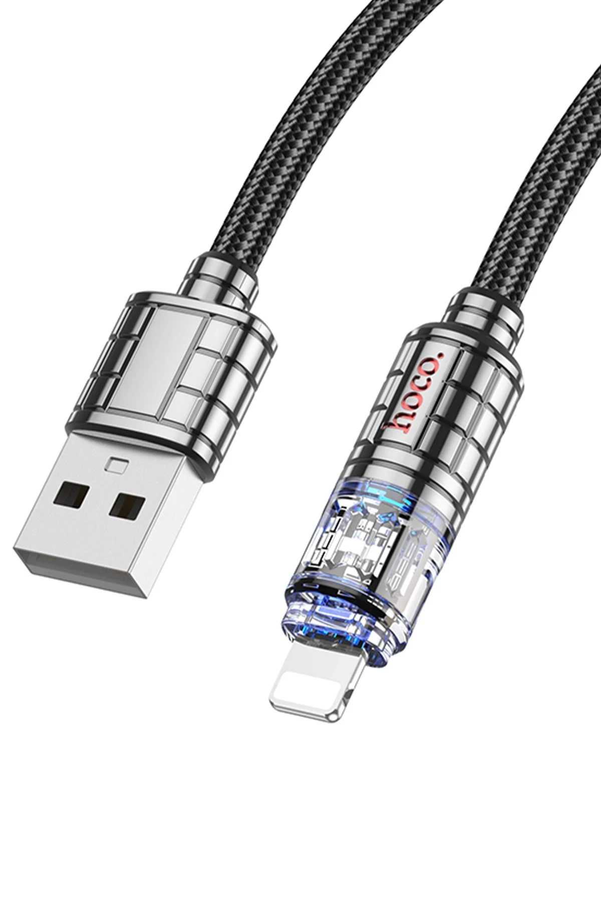 Hoco. U122 1.2M Lantern USB to Lightning Şarj Data Kablosu