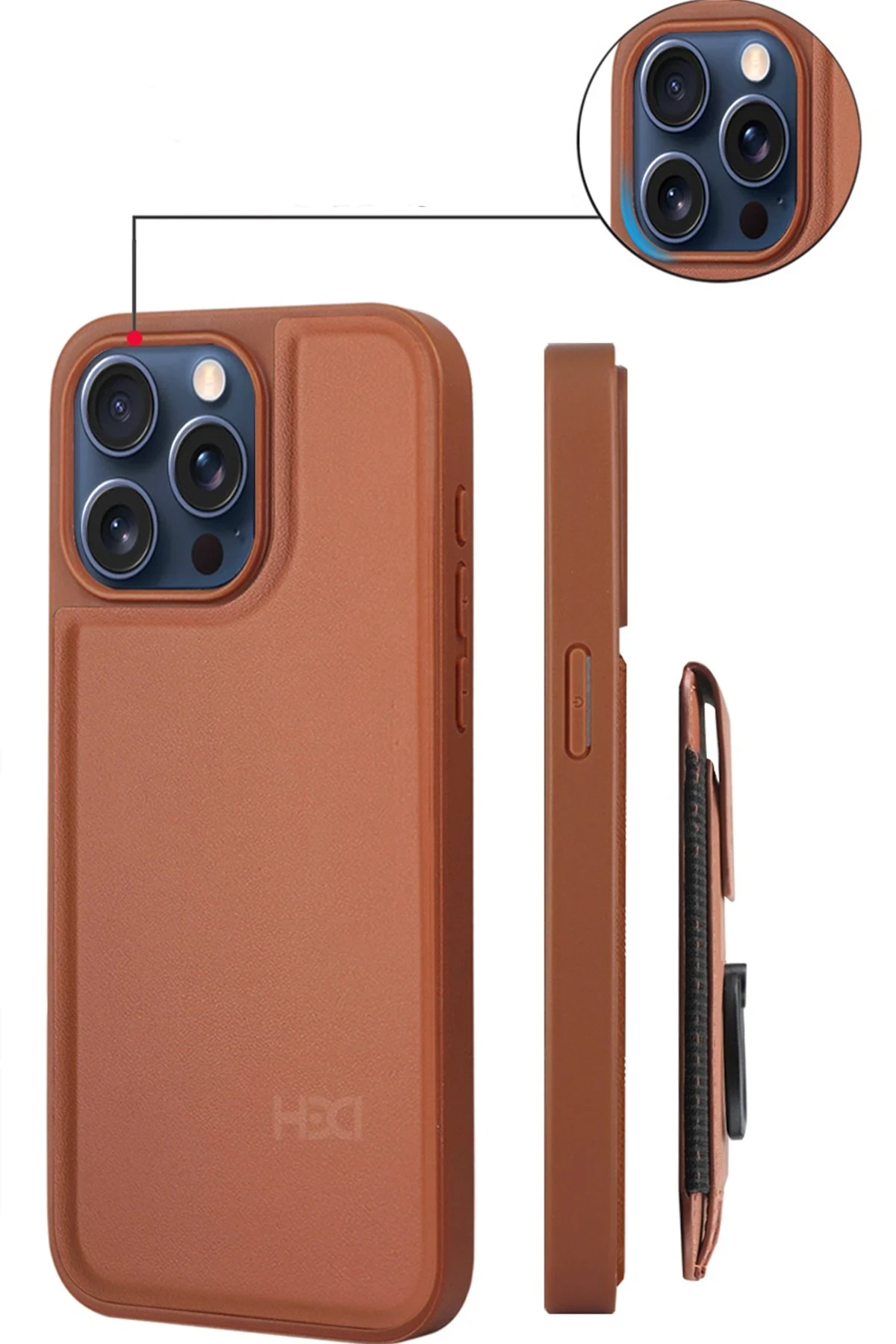 HDD iPhone 15 Pro HBC-228 Havana Magnet Kartvizitli Kapak