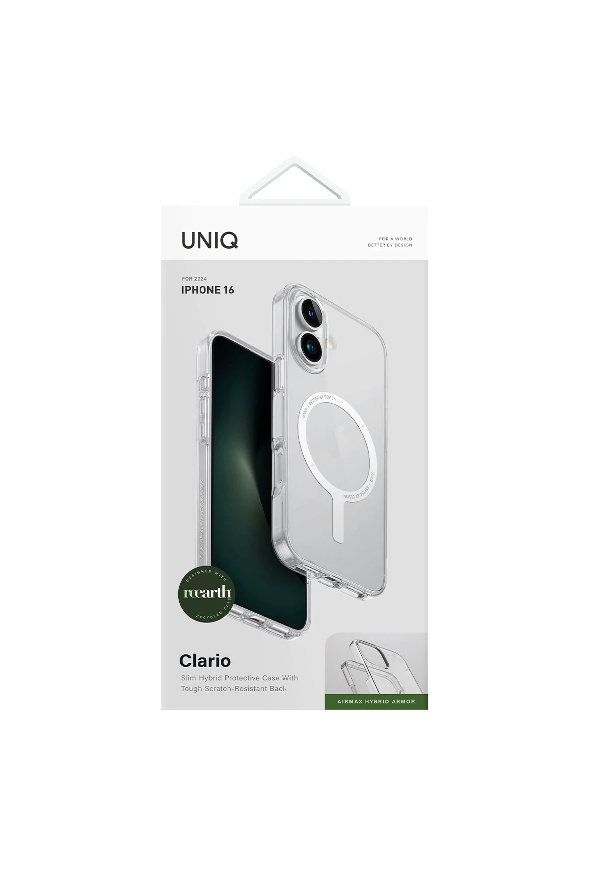 Uniq iPhone 16 Clario Magsafe Kapak