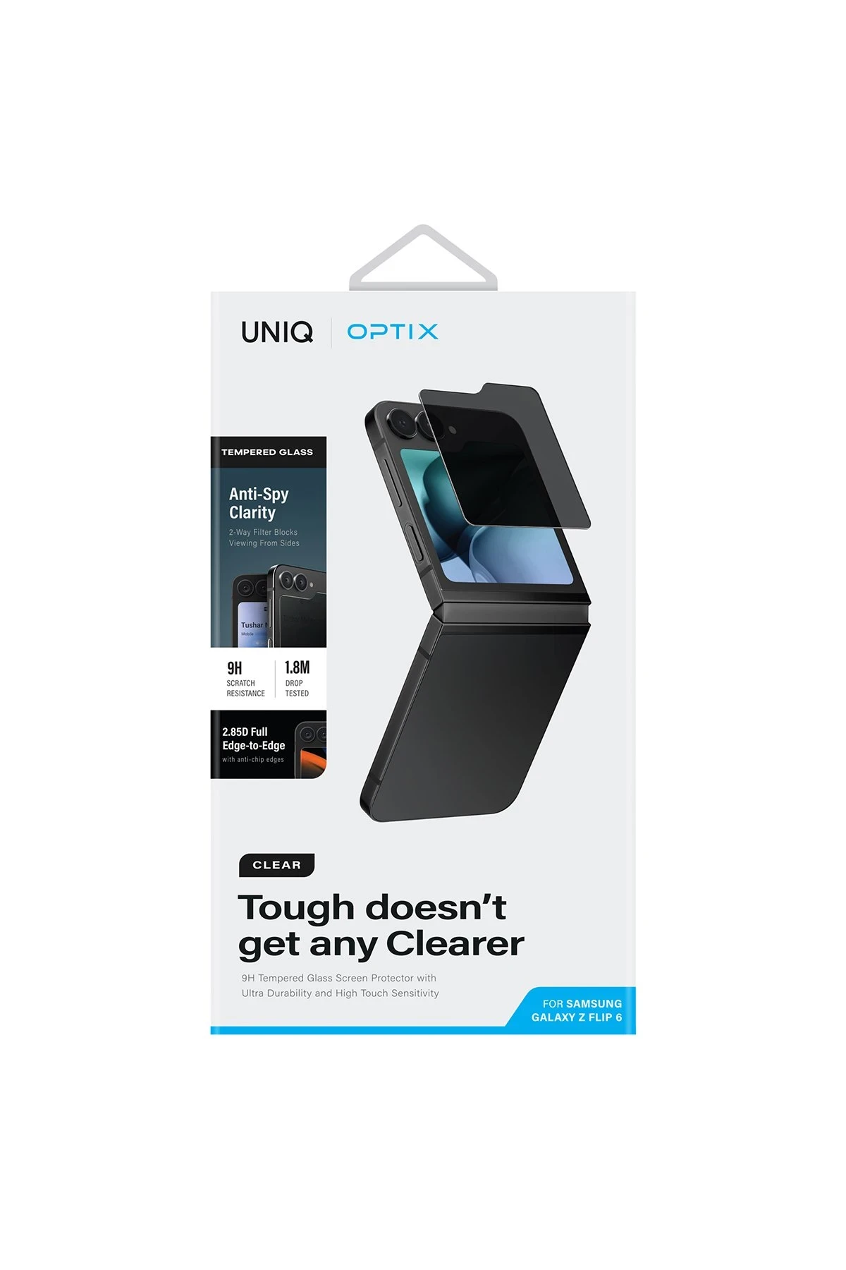 Uniq Samsung Galaxy Z Flip 6 Optix Hayalet Cam Ekran Koruyucu