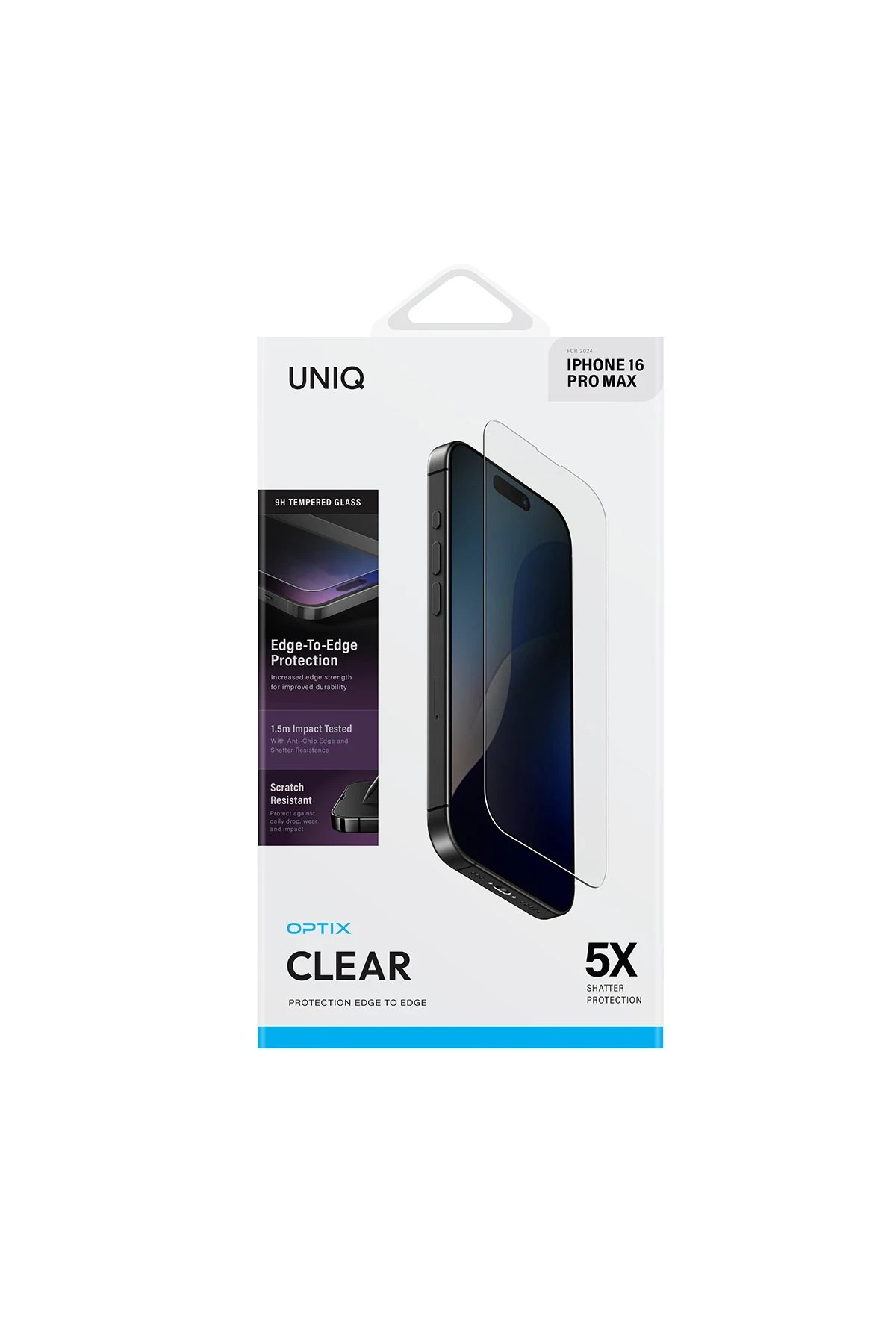 Uniq iPhone 16 Pro Max Optix Clear Cam Ekran Koruyucu