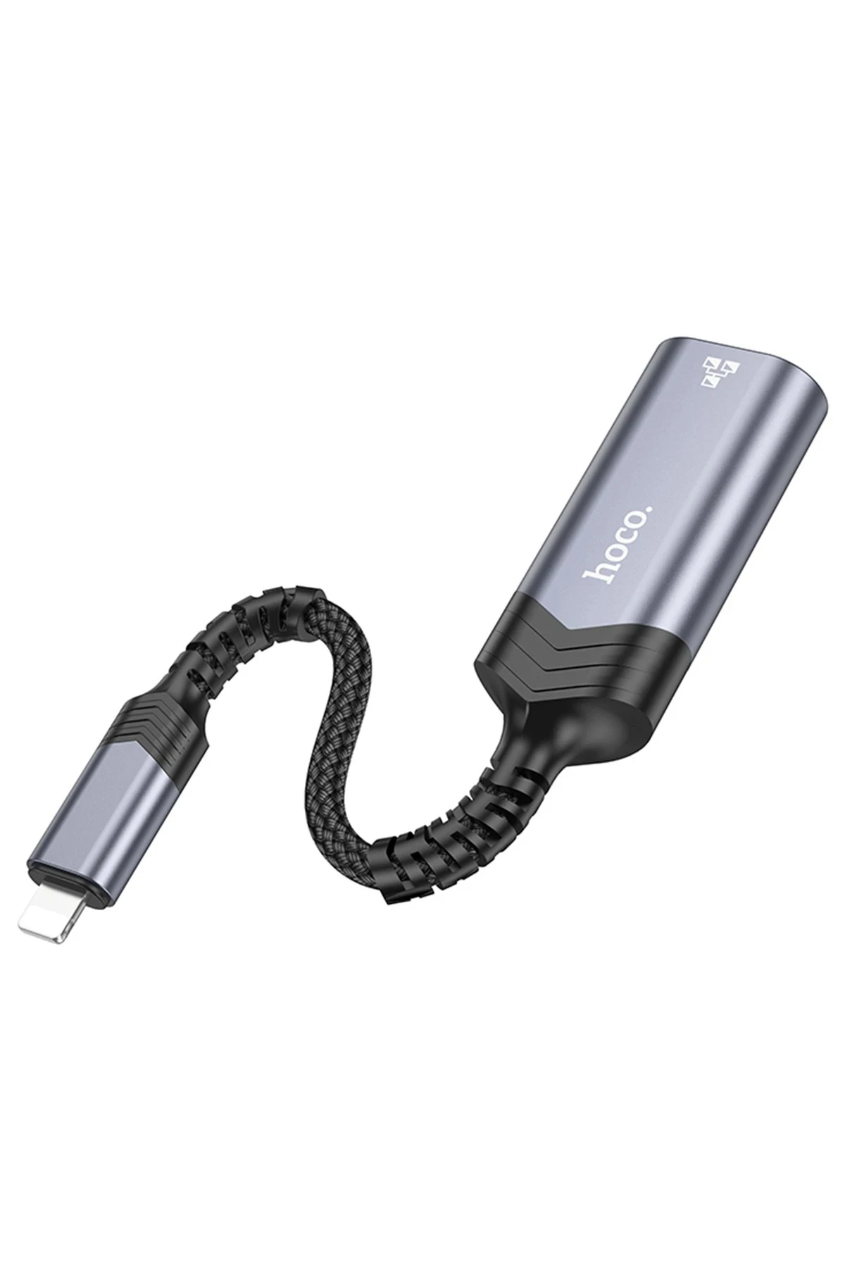 Hoco. UA26 Tak Çalıştır Lightning to RJ45 100 Mbps Ethernet Dönüştürücü