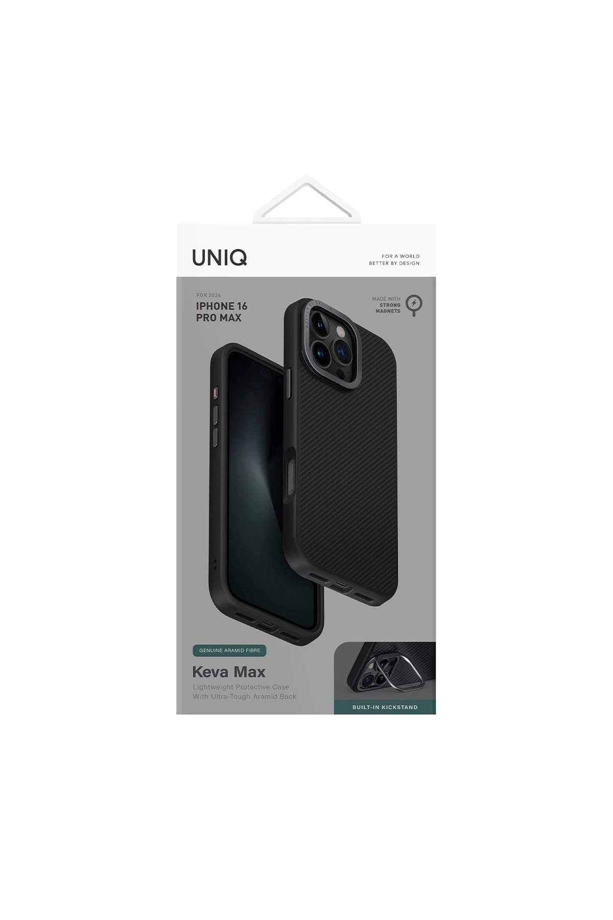 Uniq iPhone 16 Pro Max Keva Max Karbon Magsafe Kapak