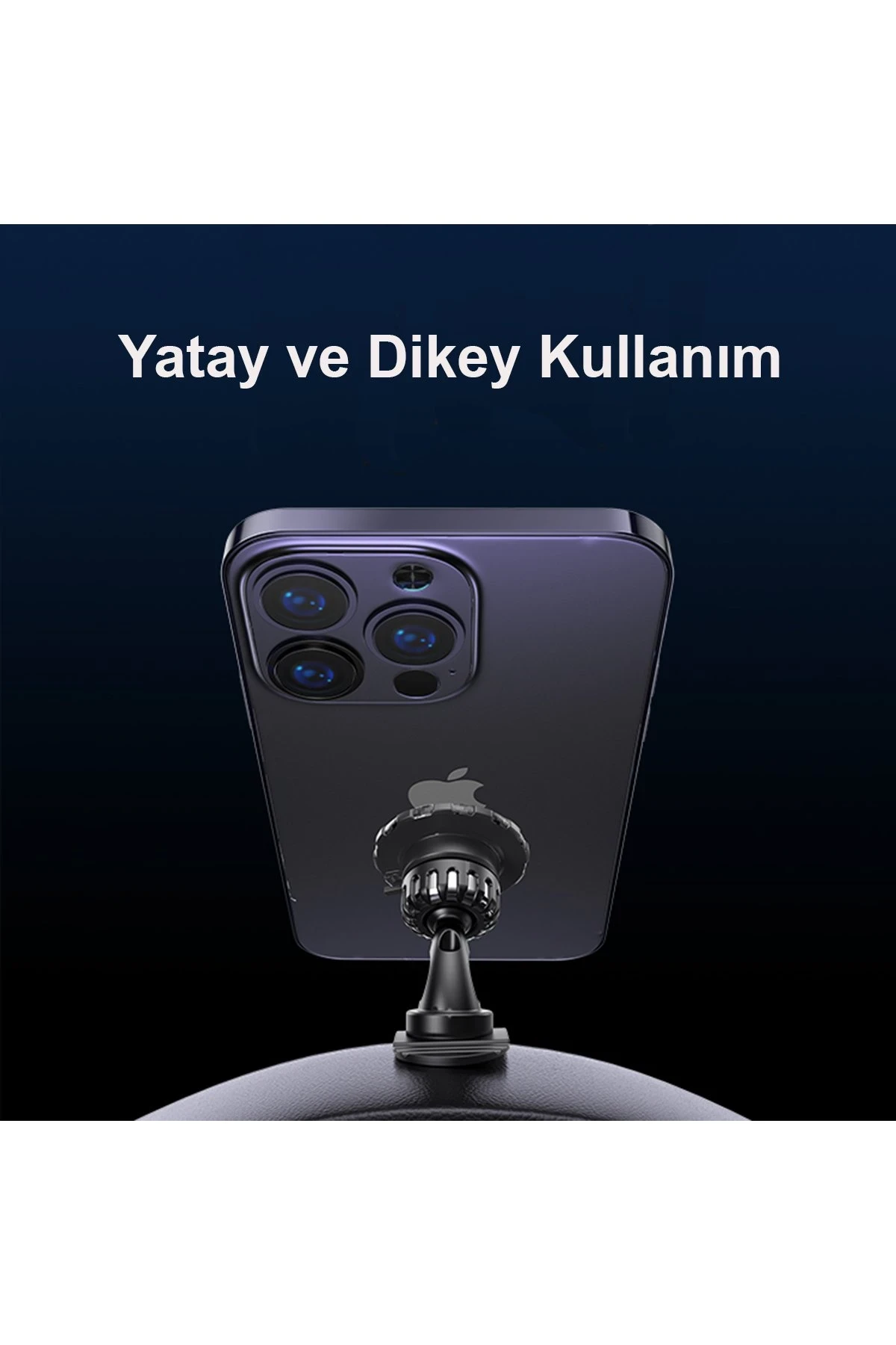 Yesido C153 2in1 Izgara Klipsli ve Yapışkanlı 360 Derece Ayarlanabilir Manyetik Magsafe Araç Tutucu