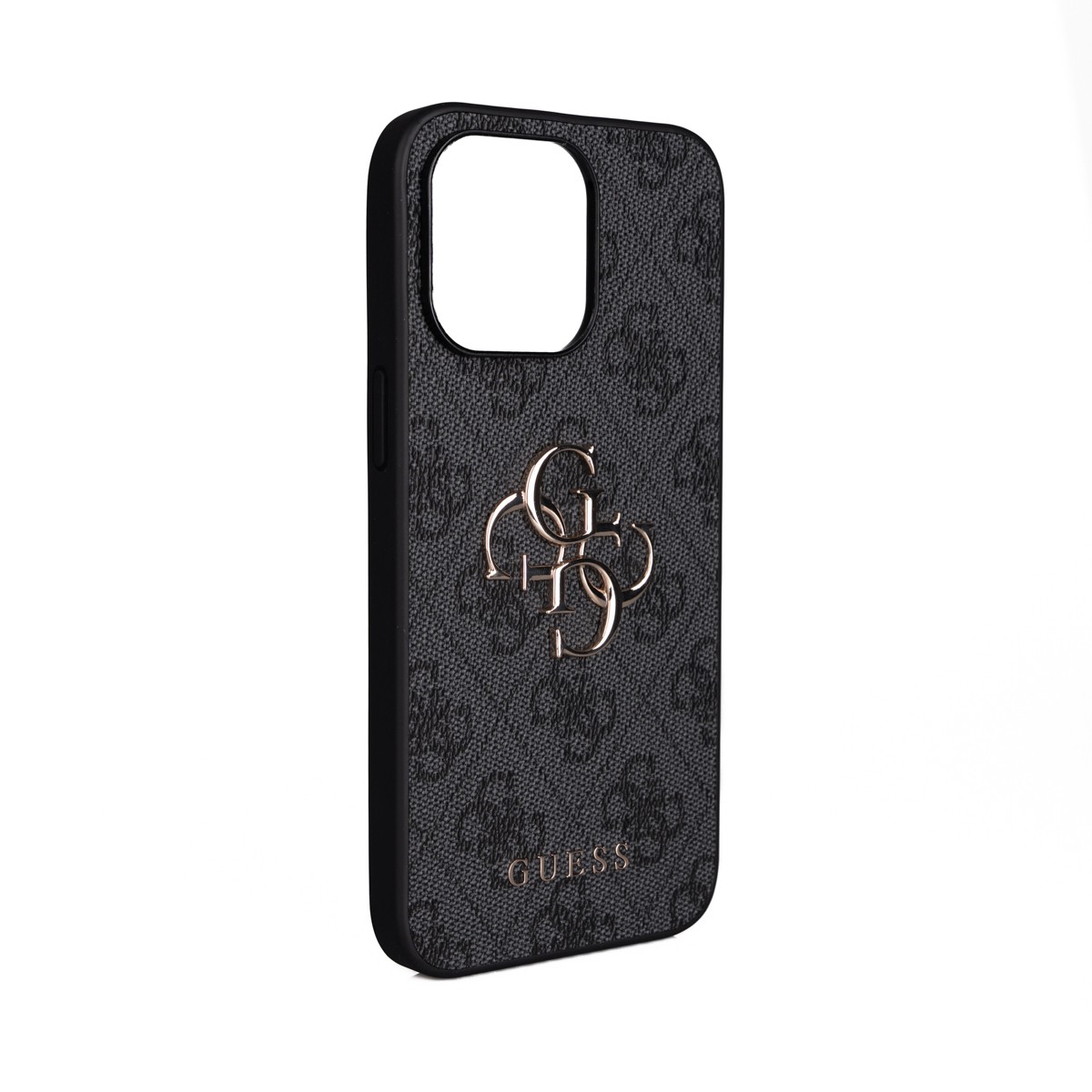 Apple iPhone 15 Plus Kılıf Guess Orjinal Lisanslı PU Deri 4G Büyük Metal Logolu Çapraz Vücut Askılı Kapak