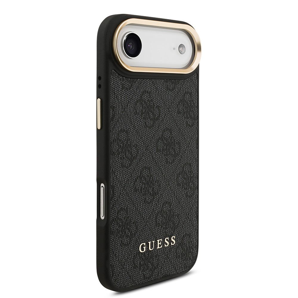Apple iPhone 17 Air Kılıf Guess Orjinal Lisanslı M-safe Şarj Özellikli Askılı ve 4G Logo Kartlıklı Kapak