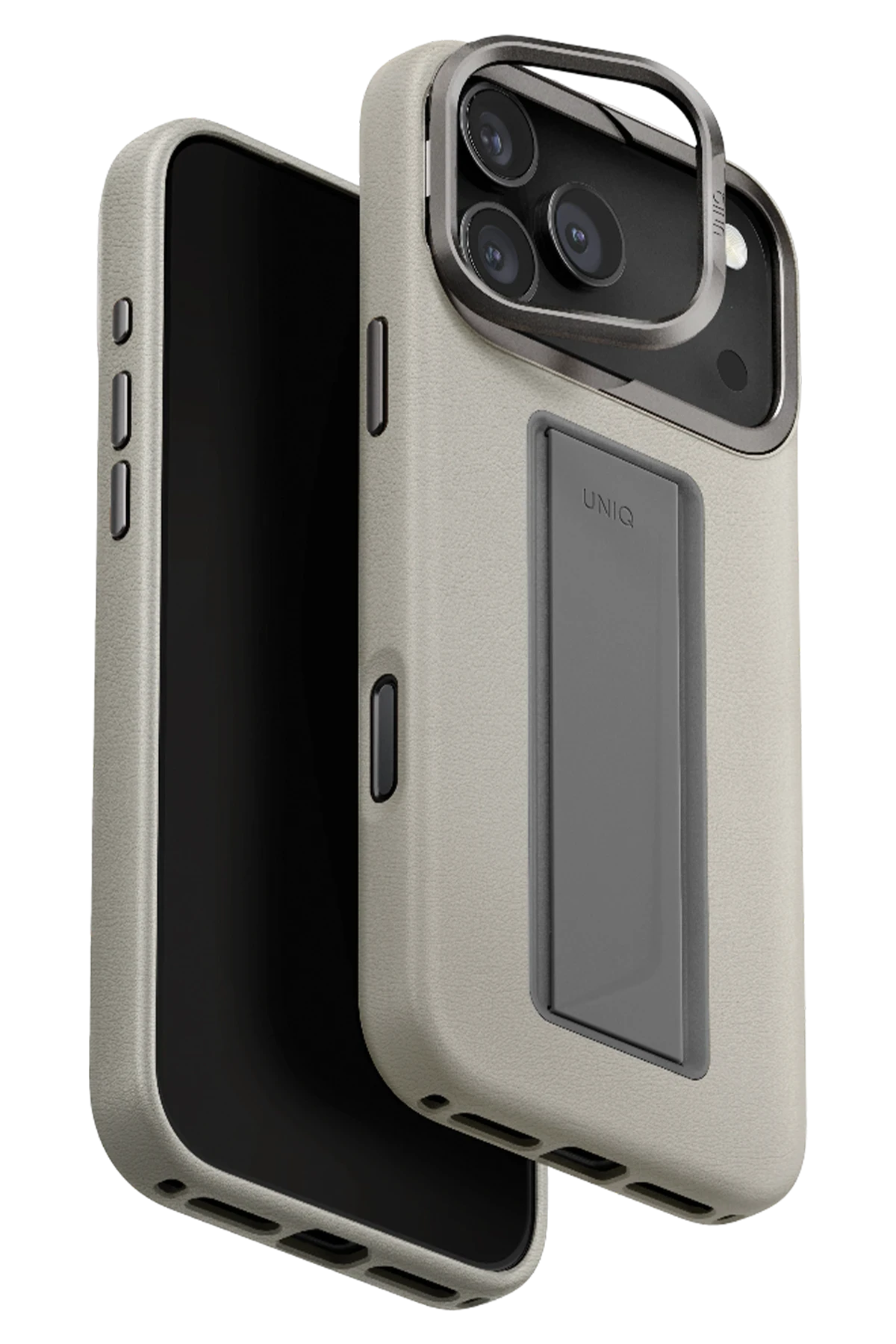 Uniq Apple iPhone 17 Pro Max Heldro Pro Magsafe Standlı Deri Kapak