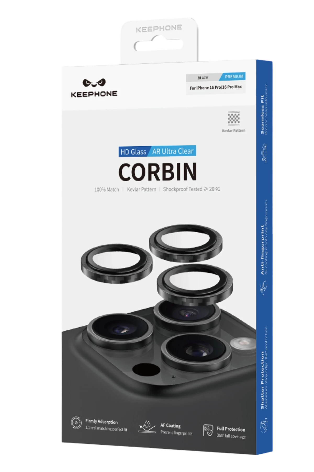 Keephone iPhone 16 Pro Max Corbin Kamera Lens