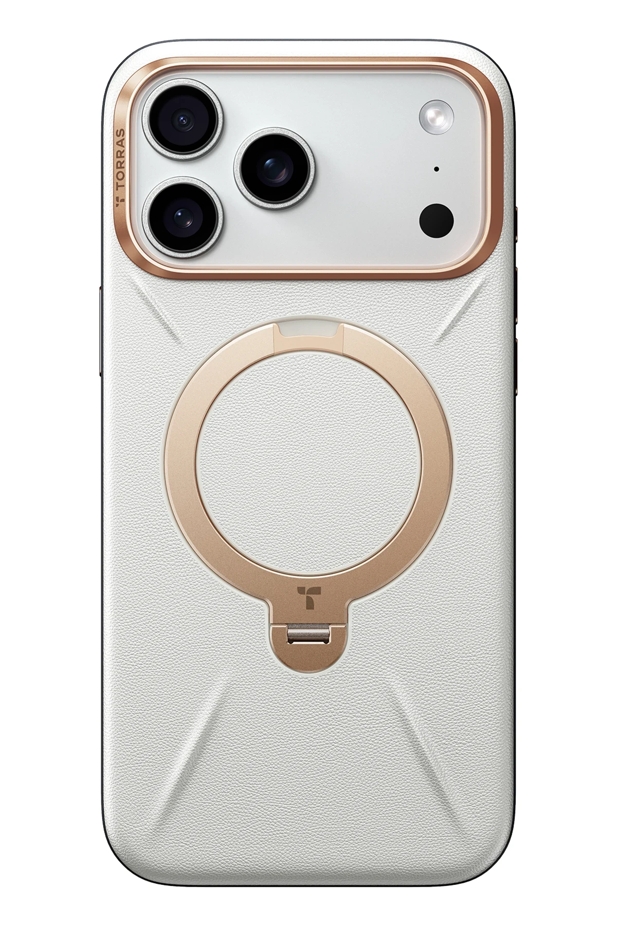 Torras Apple iPhone 17 Pro O Stand Spin VegSkin Serisi Magsafe Kılıf