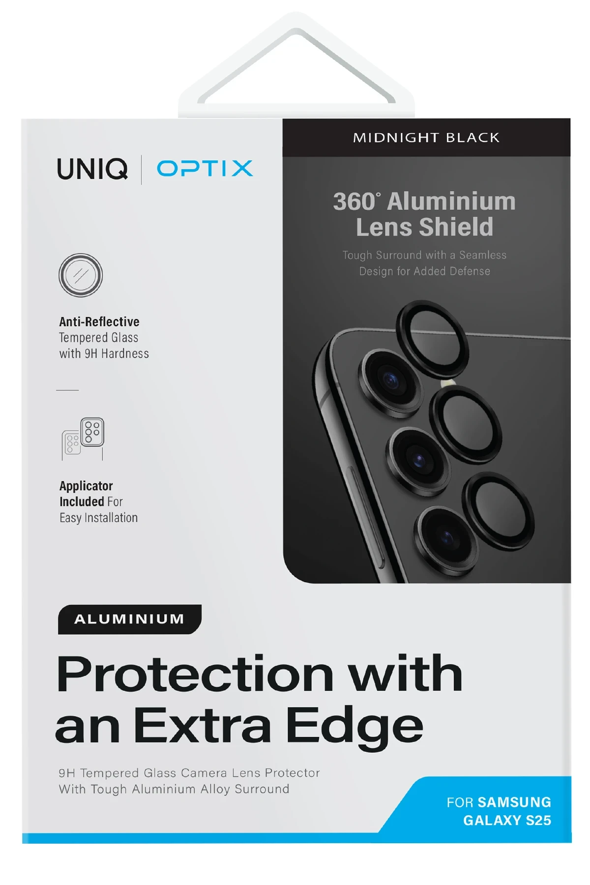Uniq Samsung Galaxy S25 Optix Alüminyum Kamera Lens Koruyucu