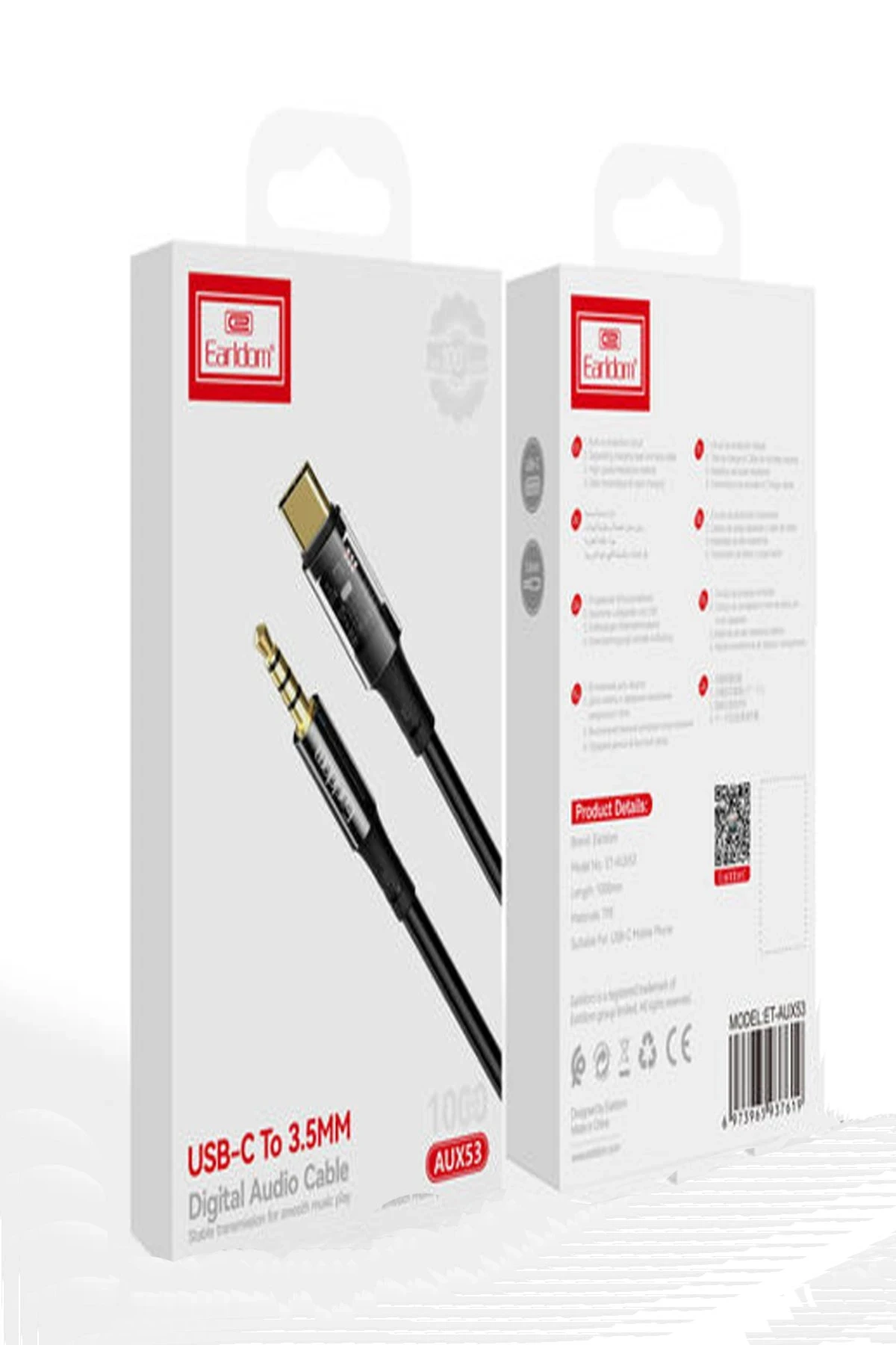 Earldom AUX53 1M Type-C to 3.5mm Dijital Aux Kablo