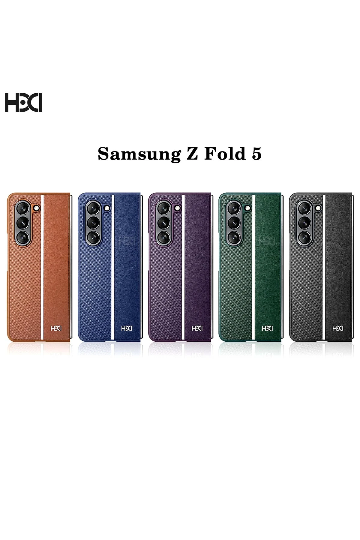 HDD Samsung Galaxy Z Fold 5 Kılıf HBC-155 Lizbon Kapak