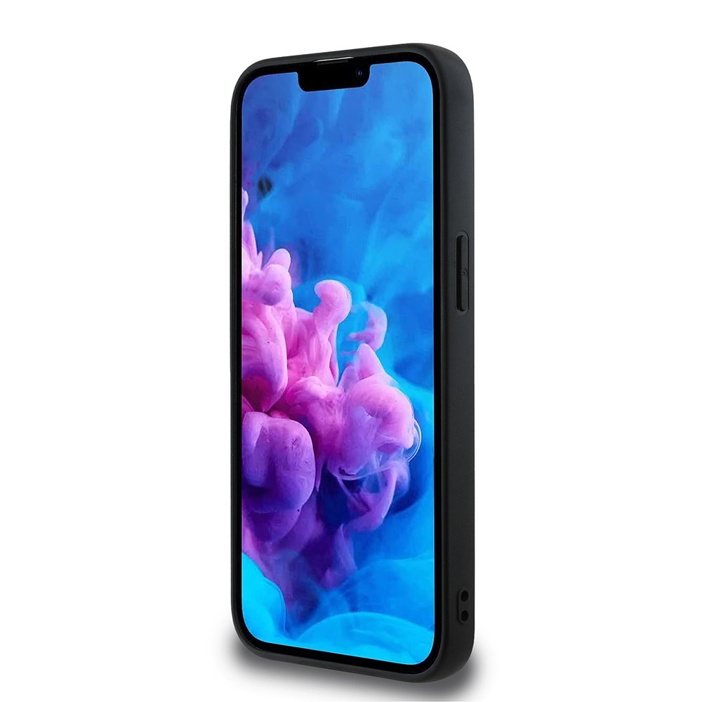 Apple iPhone 16E Kılıf Guess Orjinal Lisanslı M-safe Şarj Özellikli PU Halkalı 4G Desenli Yazı Logolu Kapak