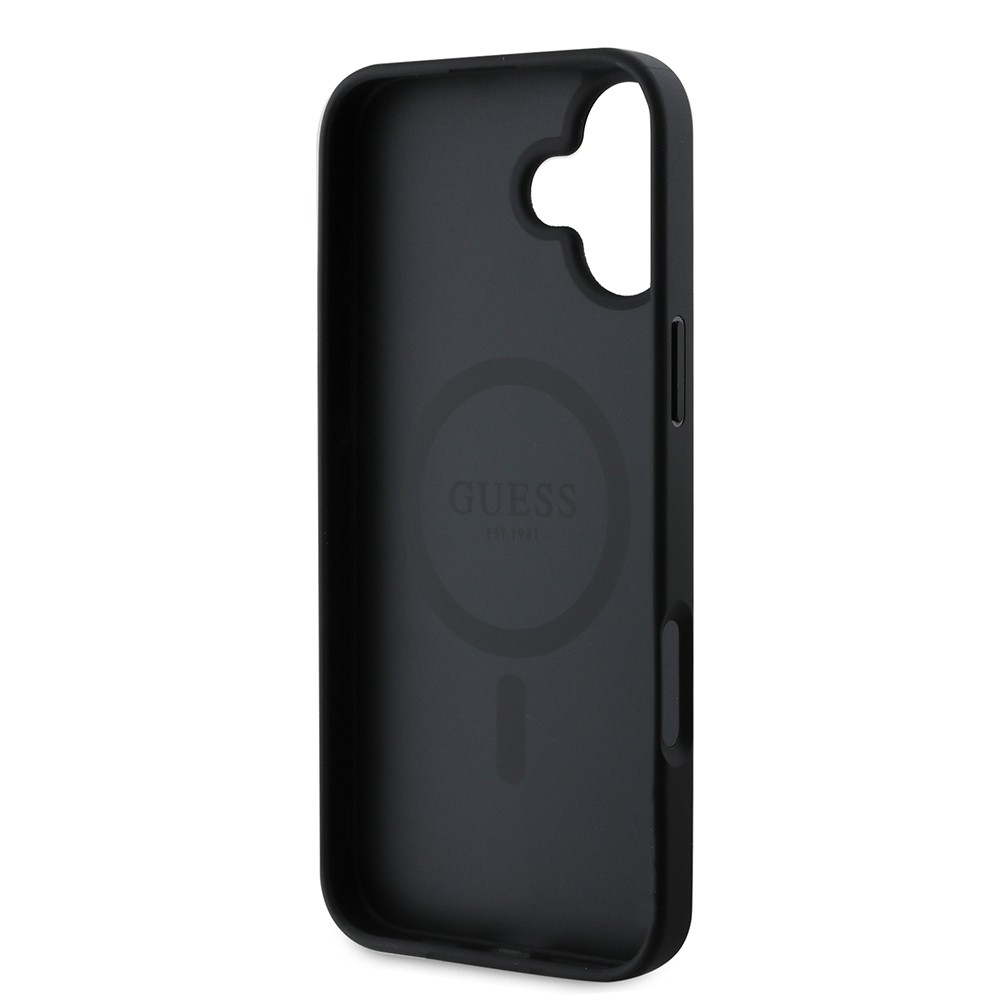 Apple iPhone 16 Guess Orjinal Lisanslı Kılıf + Ekran Koruyucu + Lens Koruyucu 3in1 Aksesuar Seti