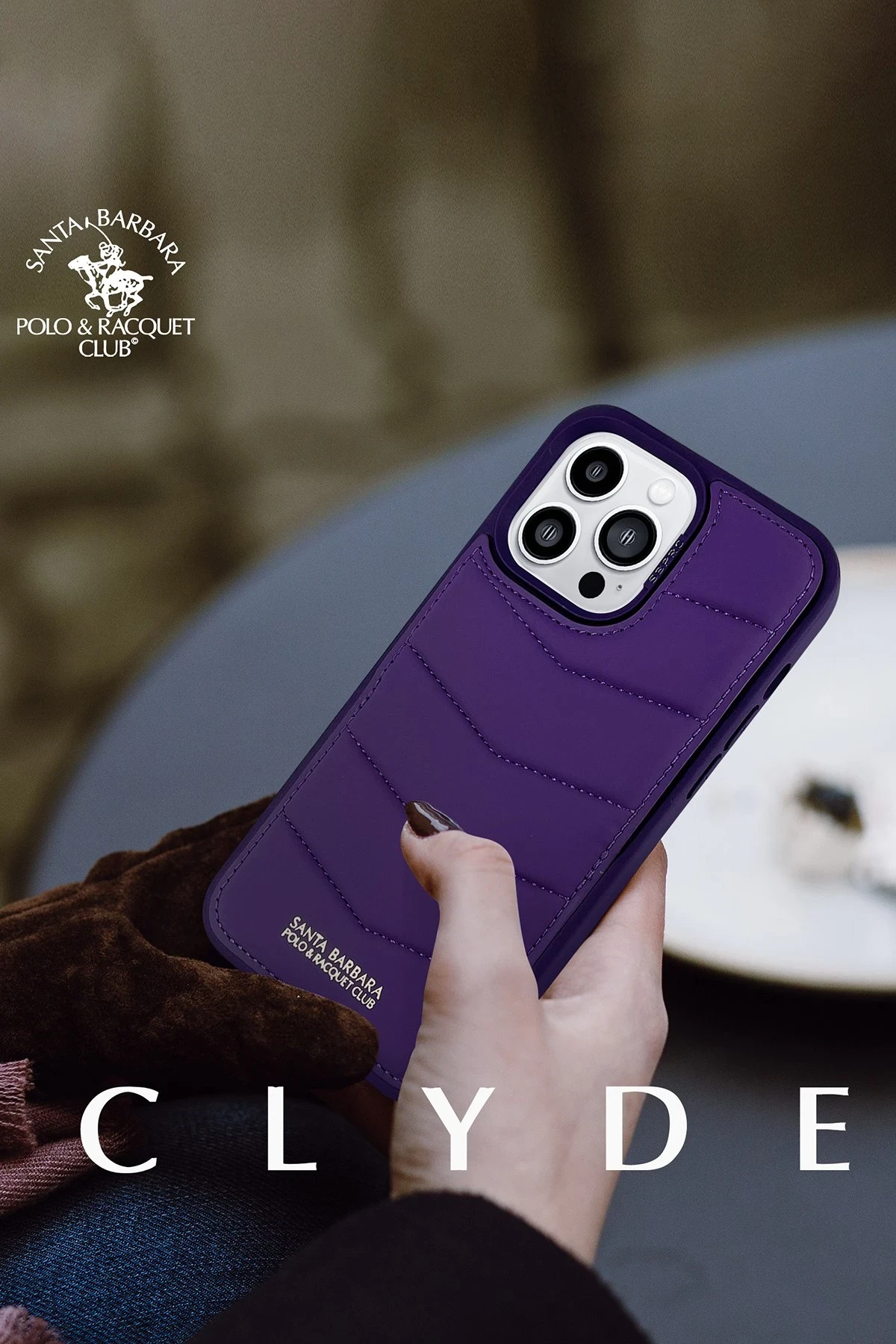 Santa Barbara Polo Racquet Club iPhone 14 Pro Clyde Stand Kapak
