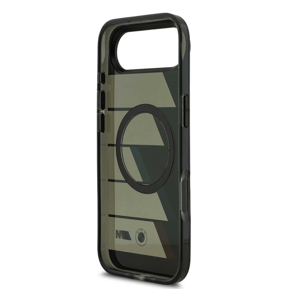 Apple iPhone 17 Air Kılıf BMW Orjinal Lisanslı M-safe Şarj Özellikli IML Baskılı Üç Renkli M Dizayn Kapak