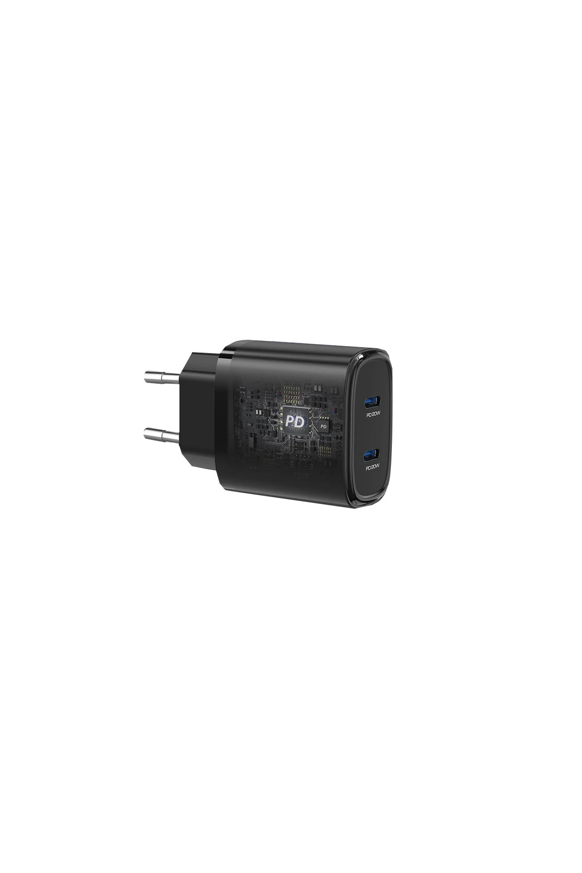 Yesido YC54 2 Adet 20W Type-C Çıkışlı ve 1M 27W Type-C to Lightning Kablolu PD Şarj Cihazı