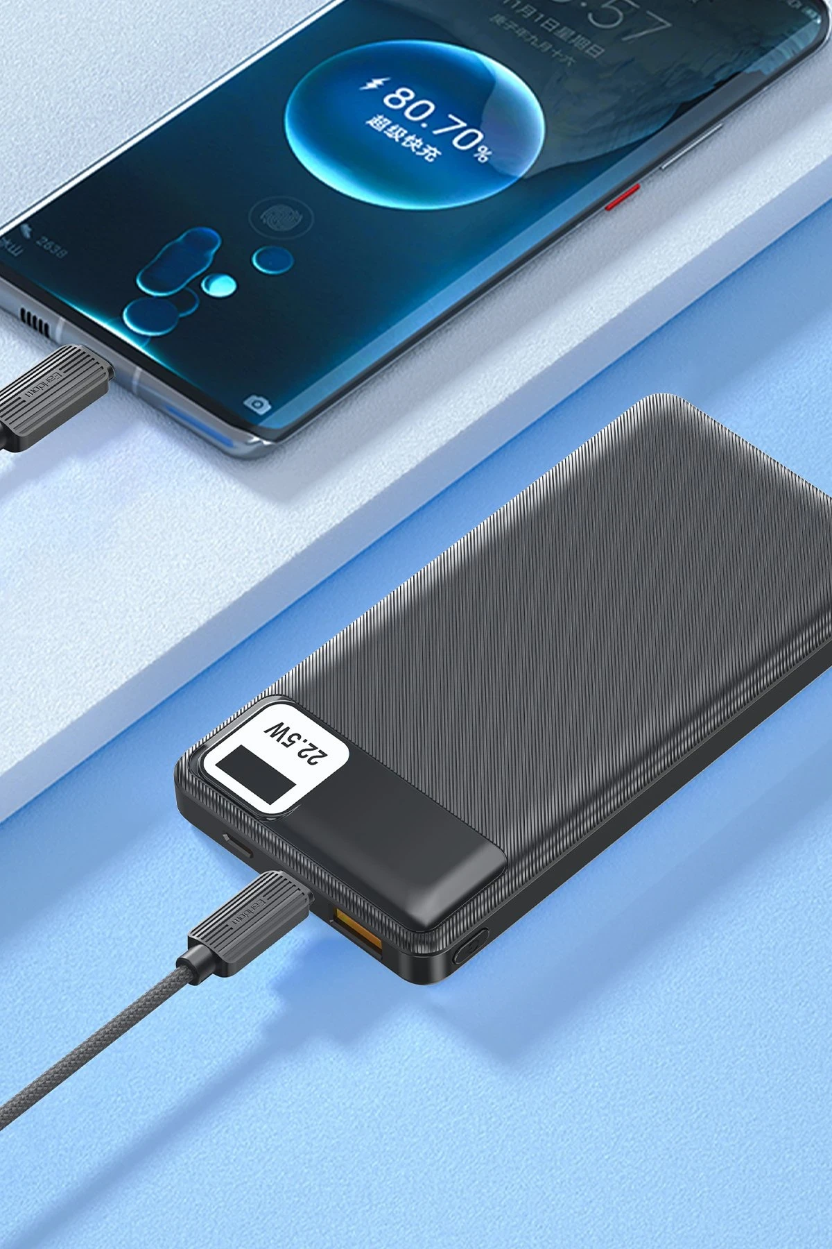 Earldom EC-188CL 1M 30W Hasırlı Type-C to Lightning PD Hızlı Şarj Kablosu