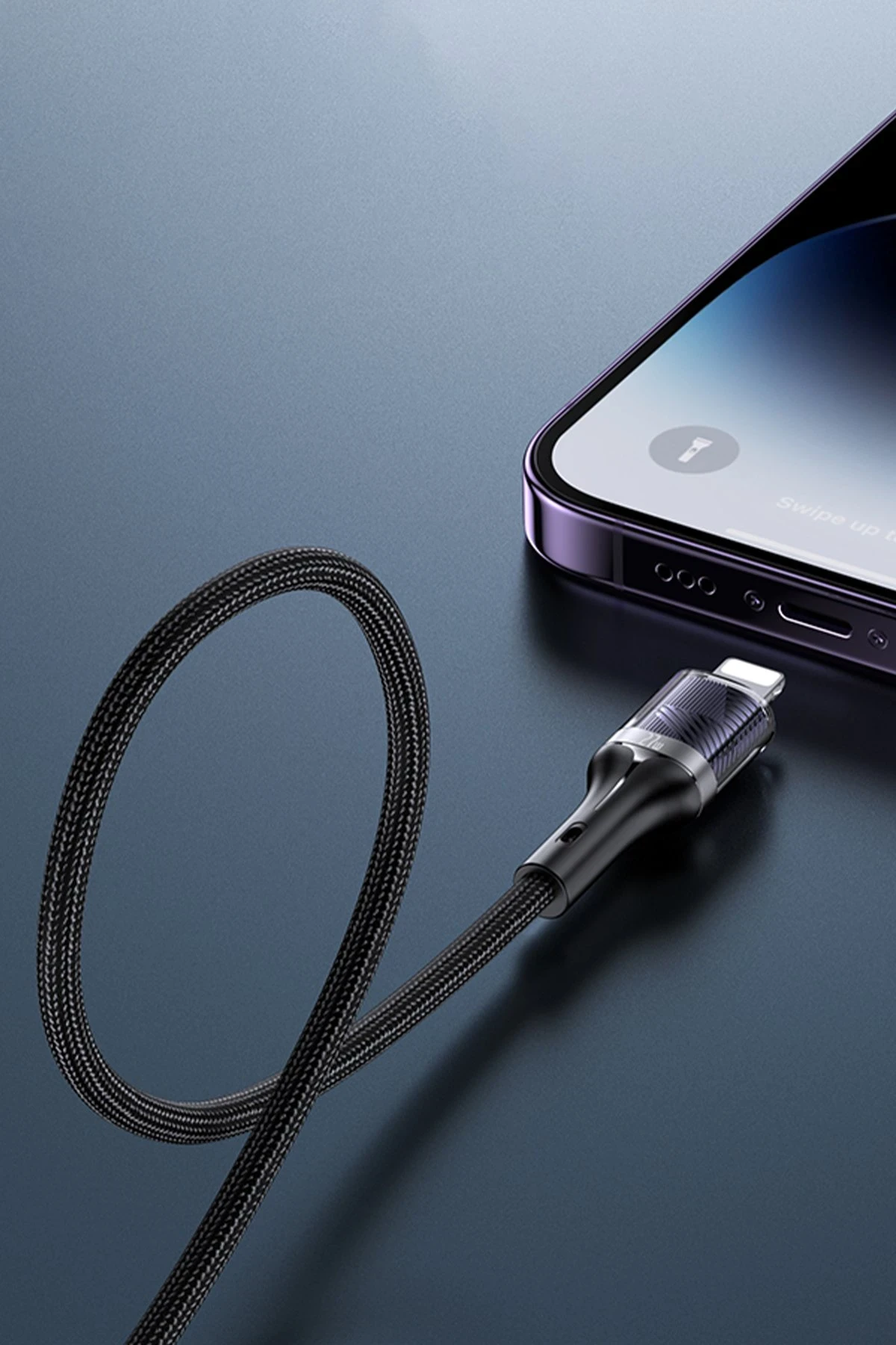 Yesido CA165L 1.2M Bir Ucu USB ve Type-C to Lightning PD Hızlı Şarj Kablosu