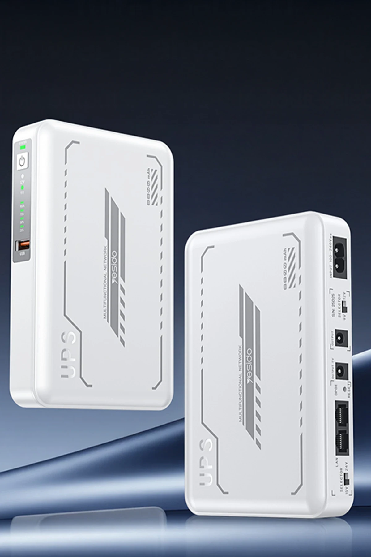 Yesido YP74E 8800 mAh Bataryalı Mini DC Kesintisiz Güç Kaynağı