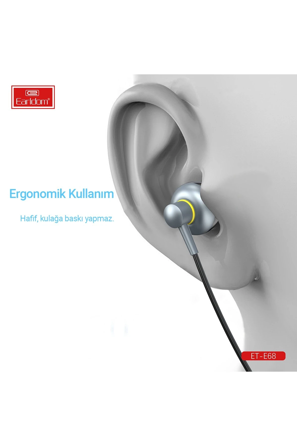 Earldom E68 Type-C Kablolu Kulaklık
