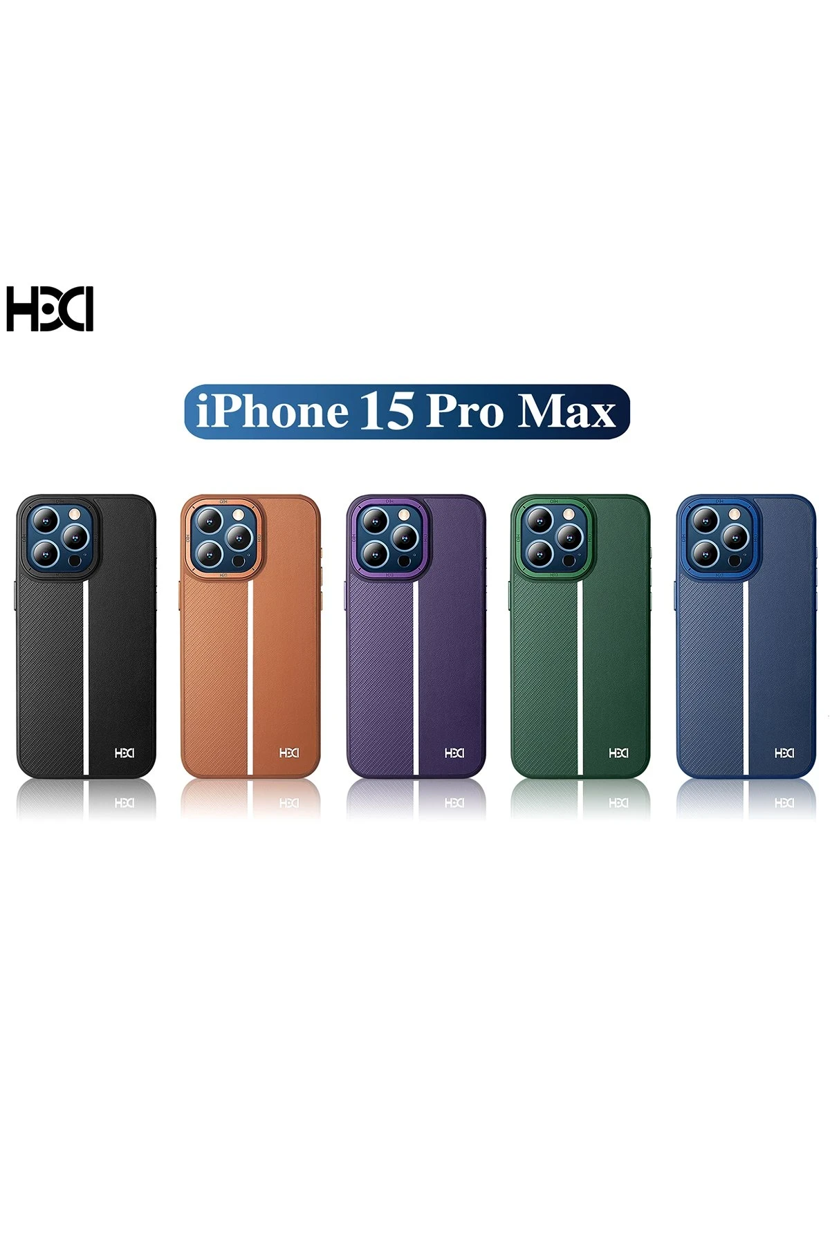 HDD iPhone 15 Pro Max Kılıf HBC-155 Lizbon Kapak