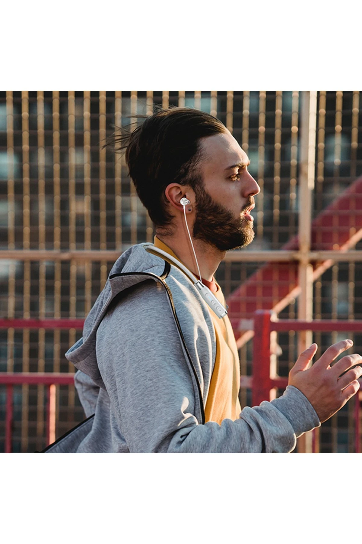 Hoco. ES62 BT 5.3 Gürültü Engelleyici Özellikli Boyun Askılı Bluetooth Kablosuz Kulaklık