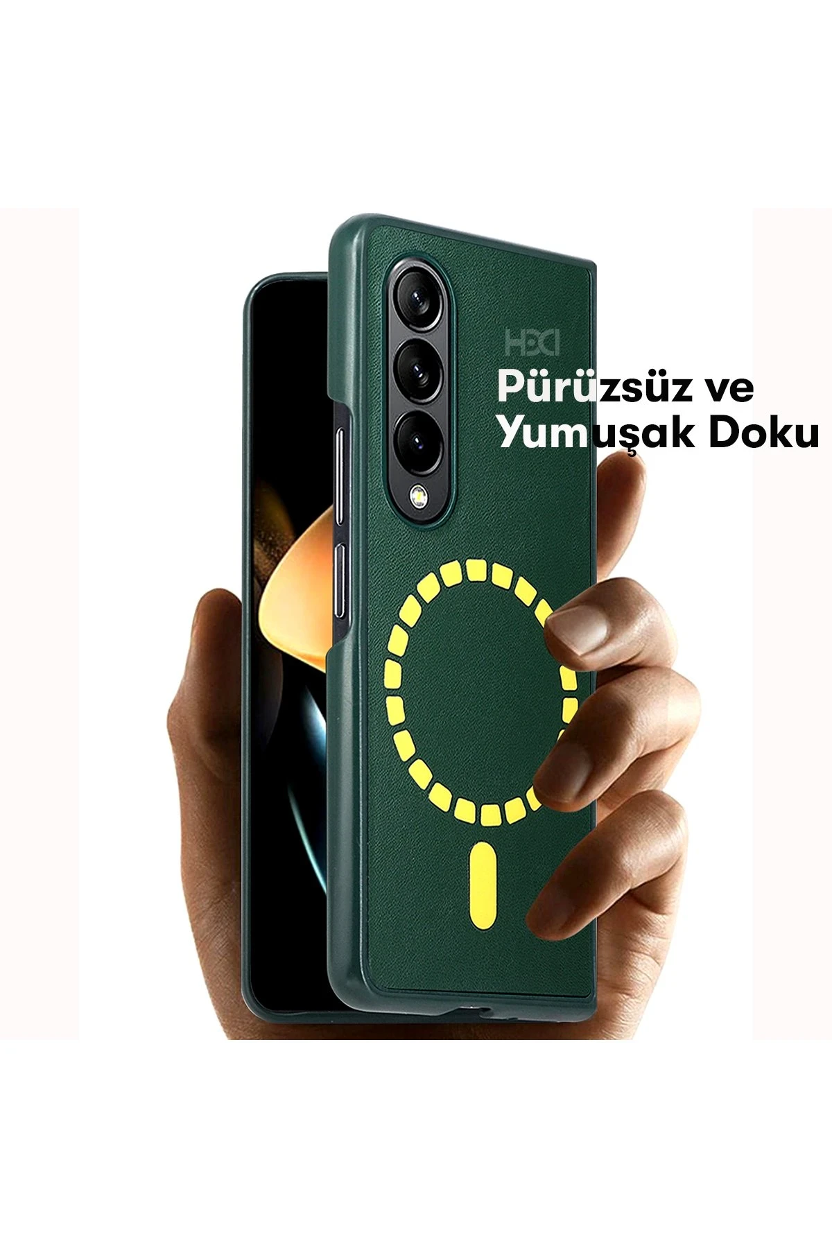 HDD Samsung Galaxy Z Fold 3 Kılıf HBC-156 Forum Magneticsafe Kapak