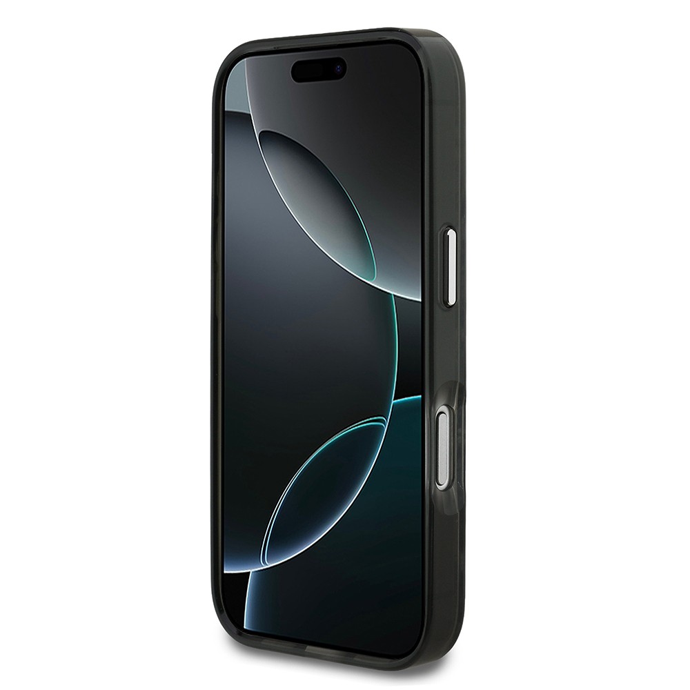 Apple iPhone 17 Pro Max Kılıf Orjinal Lisanslı M-safe Şarj Özellikli Karl Lagerfeld IML Baskılı Monogram Dizayn Kapak