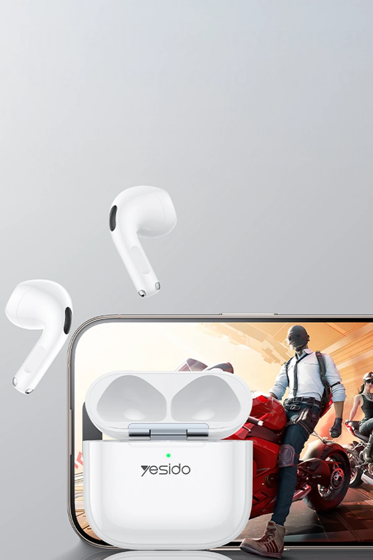 Yesido TWS32 BT 5.4 Aktif Gürültü Engelleyici Özellikli Kablosuz Airpods Kulaklık