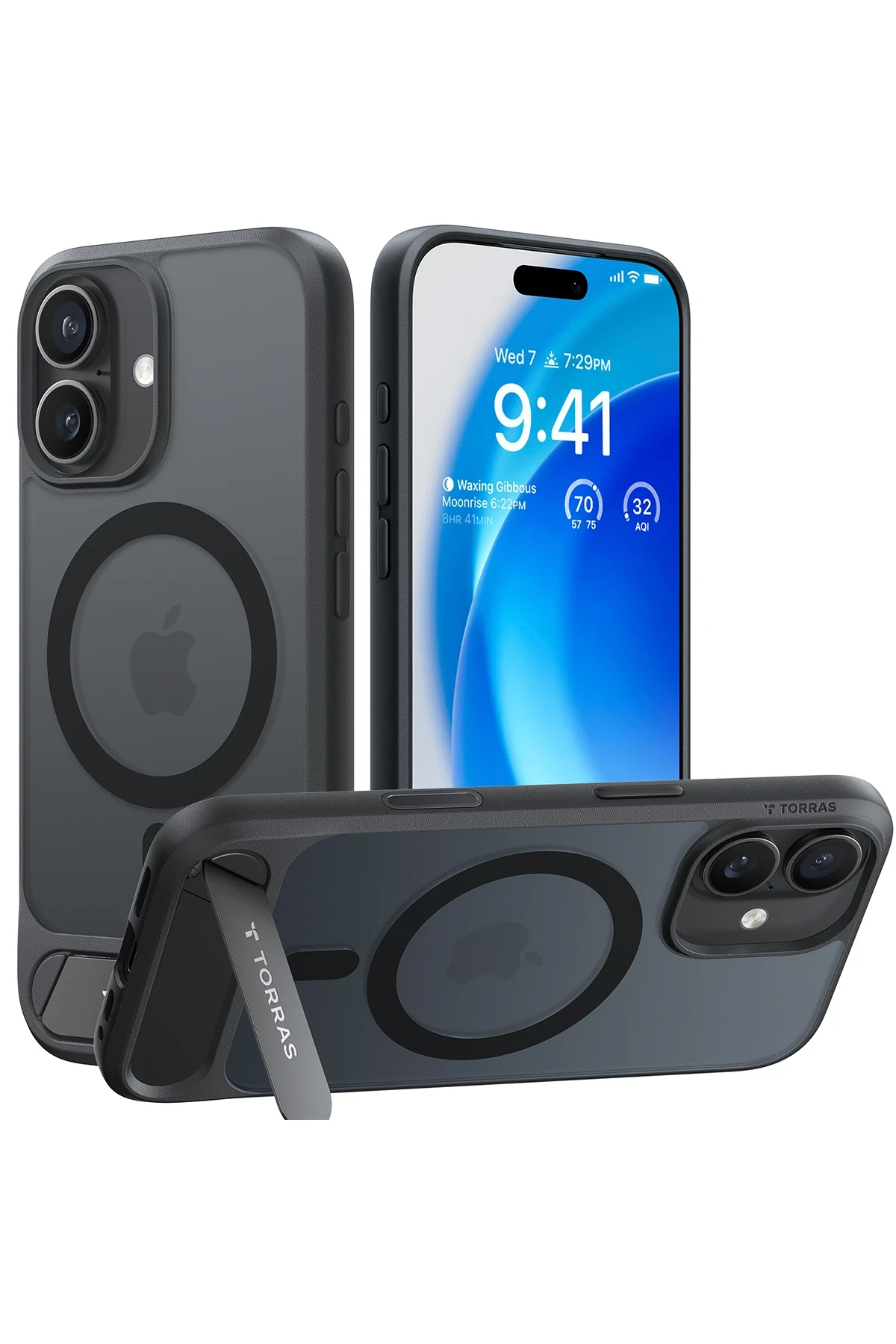 Torras Apple iPhone 17 P Stand Serisi Magsafe Kılıf