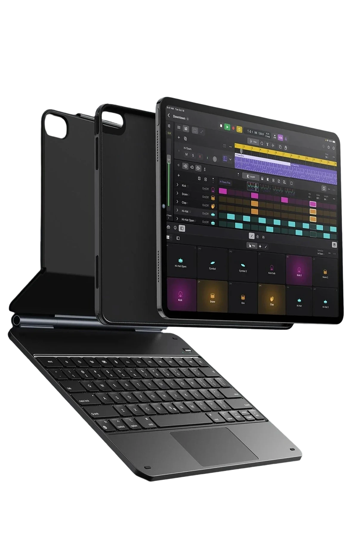 ESR Apple iPad Air 13 (2024) Rebound Manyetik Klavyeli 360 Tablet Kılıfı