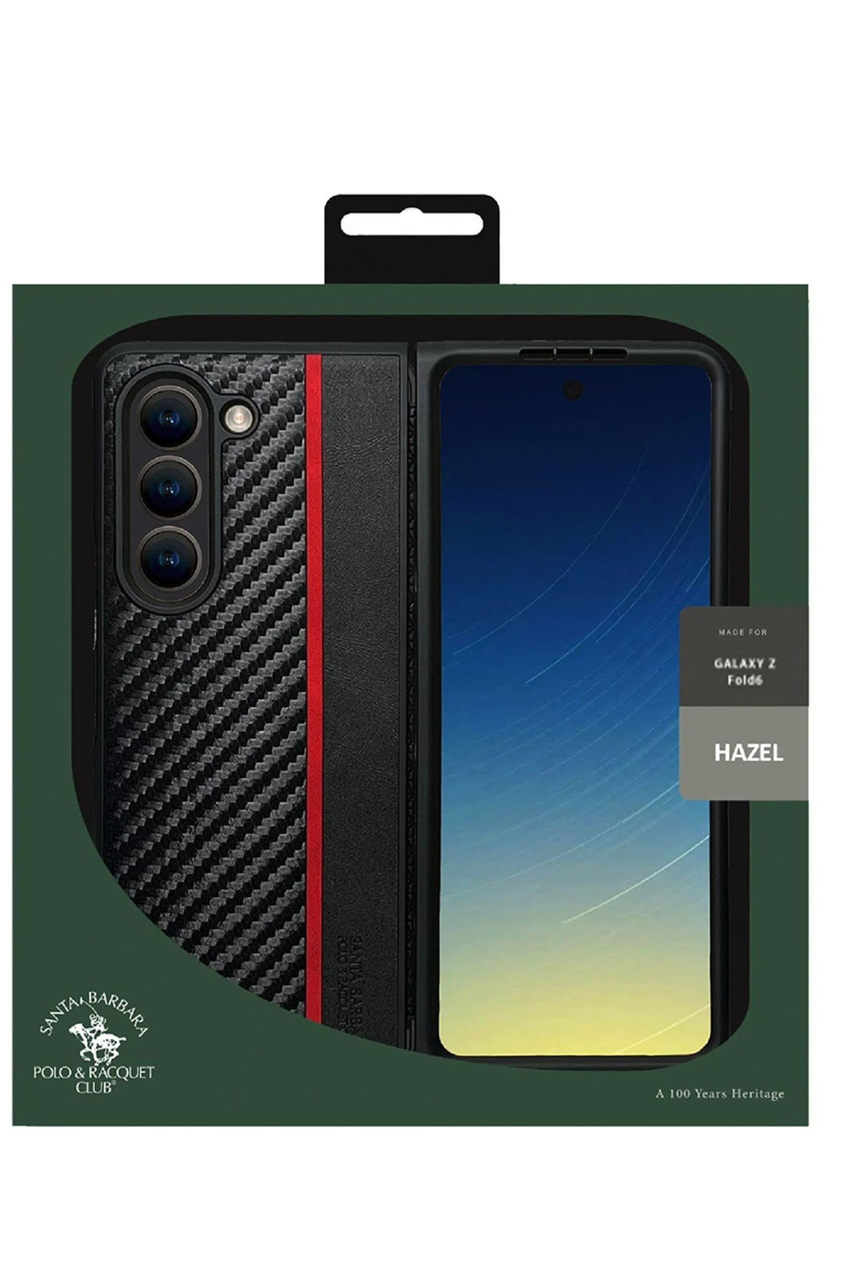 Santa Barbara Polo Racquet Club Samsung Galaxy Z Fold 6 Hazel Karbon Kapak