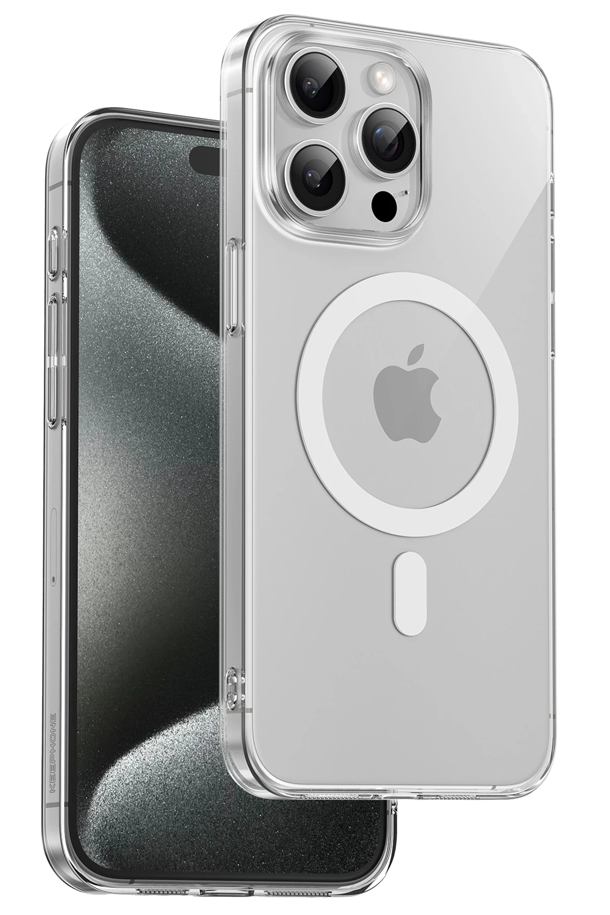Keephone iPhone 15 Pro Max X-Crystal Slim Magsafe Kılıf