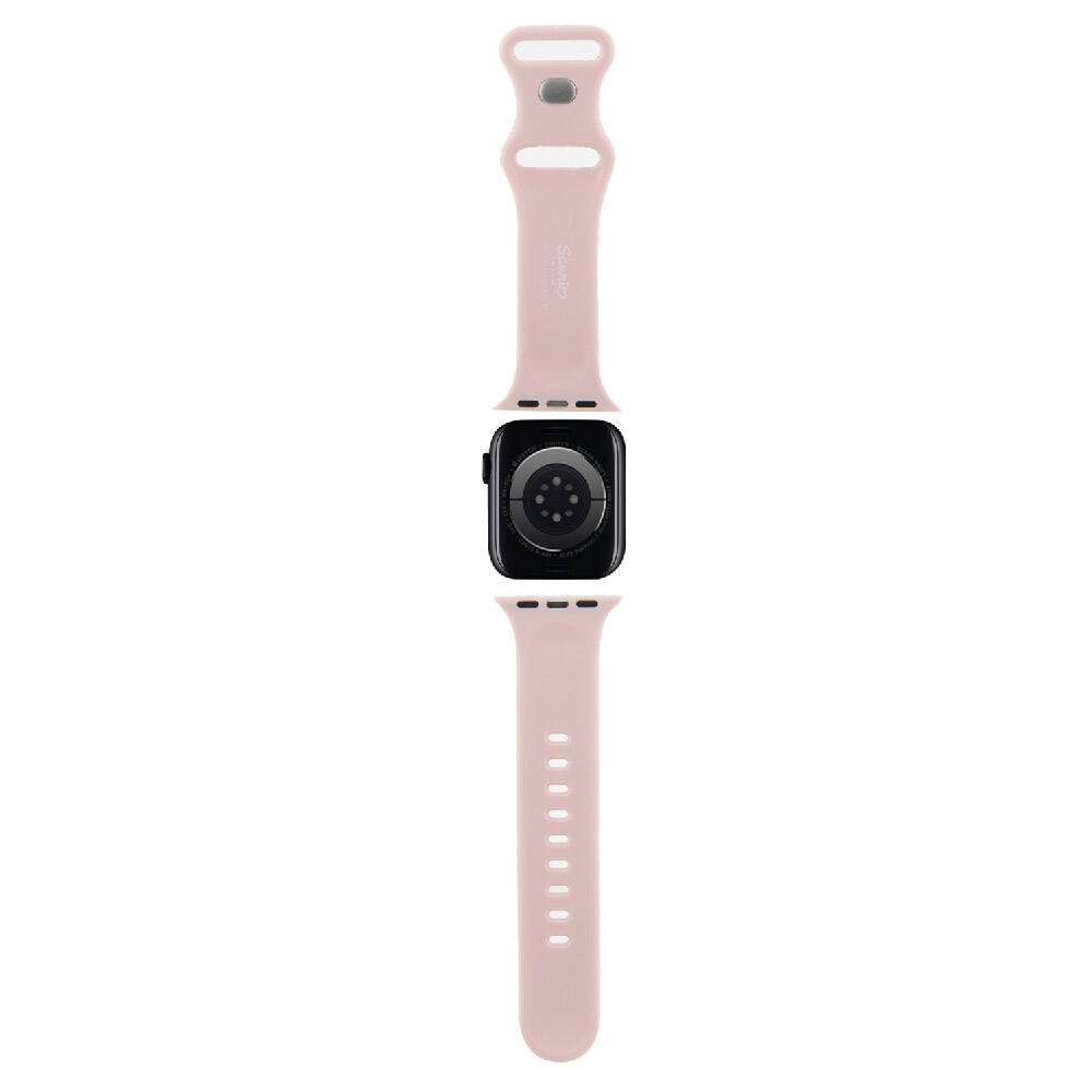 Apple Watch 7 41mm Hello Kitty Orjinal Lisanslı Etiket Graffiti Silikon Kordon